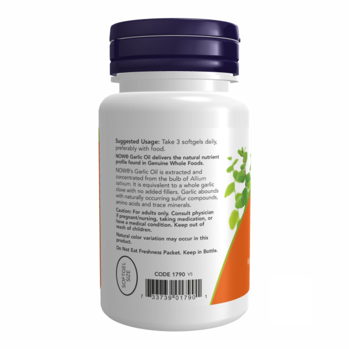 Garlic Oil 1500mg - 100 sgels - Зображення 3