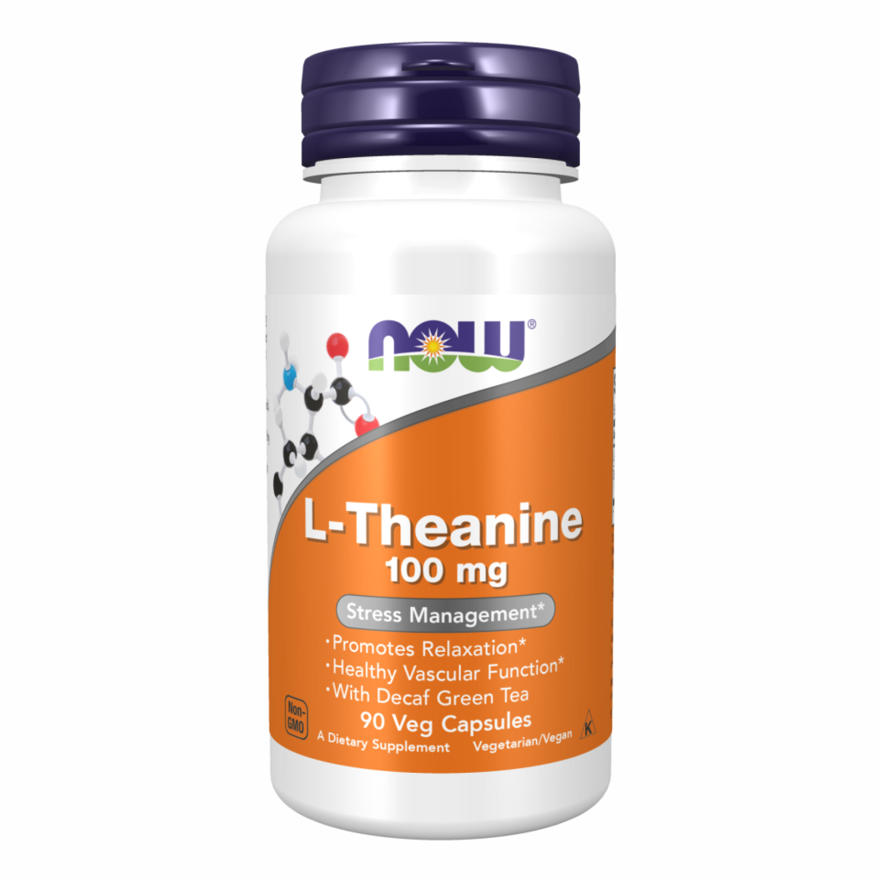now-foodsl-theanine-100mg-90-vcaps-32280850968511_97eec98dc6 L-Theanine 100mg - 90 vcaps - Зображення 1