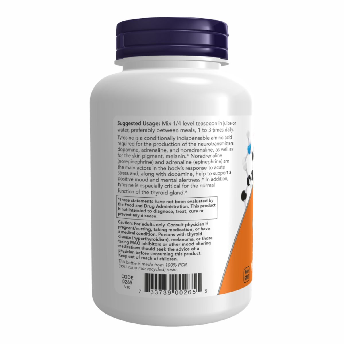L-Tyrosine Powder - 113g - Зображення 3
