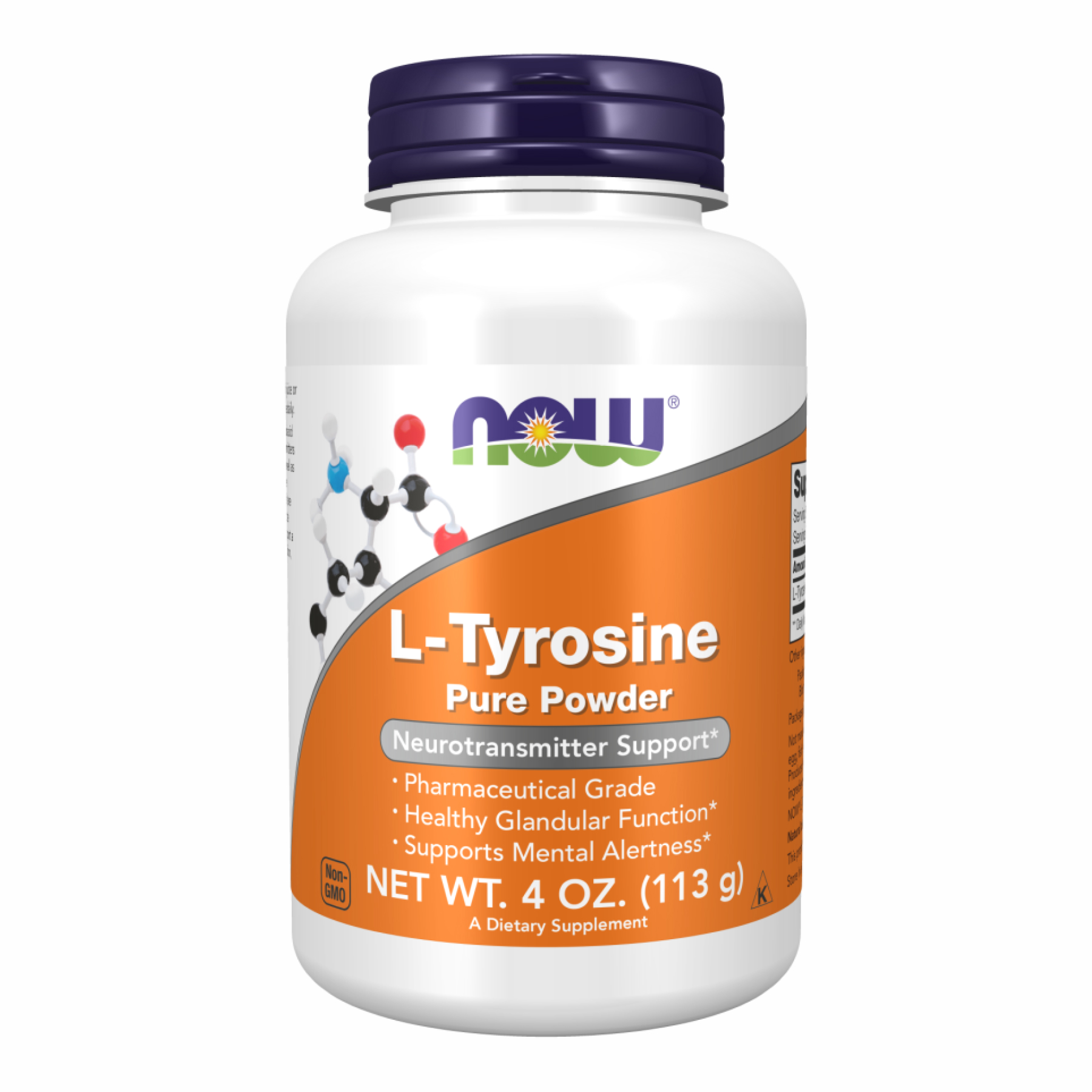 now-foodsl-tyrosine-powder-113g-49149504025389_5967f0ebe3 L-Tyrosine Powder - 113g - Зображення 1