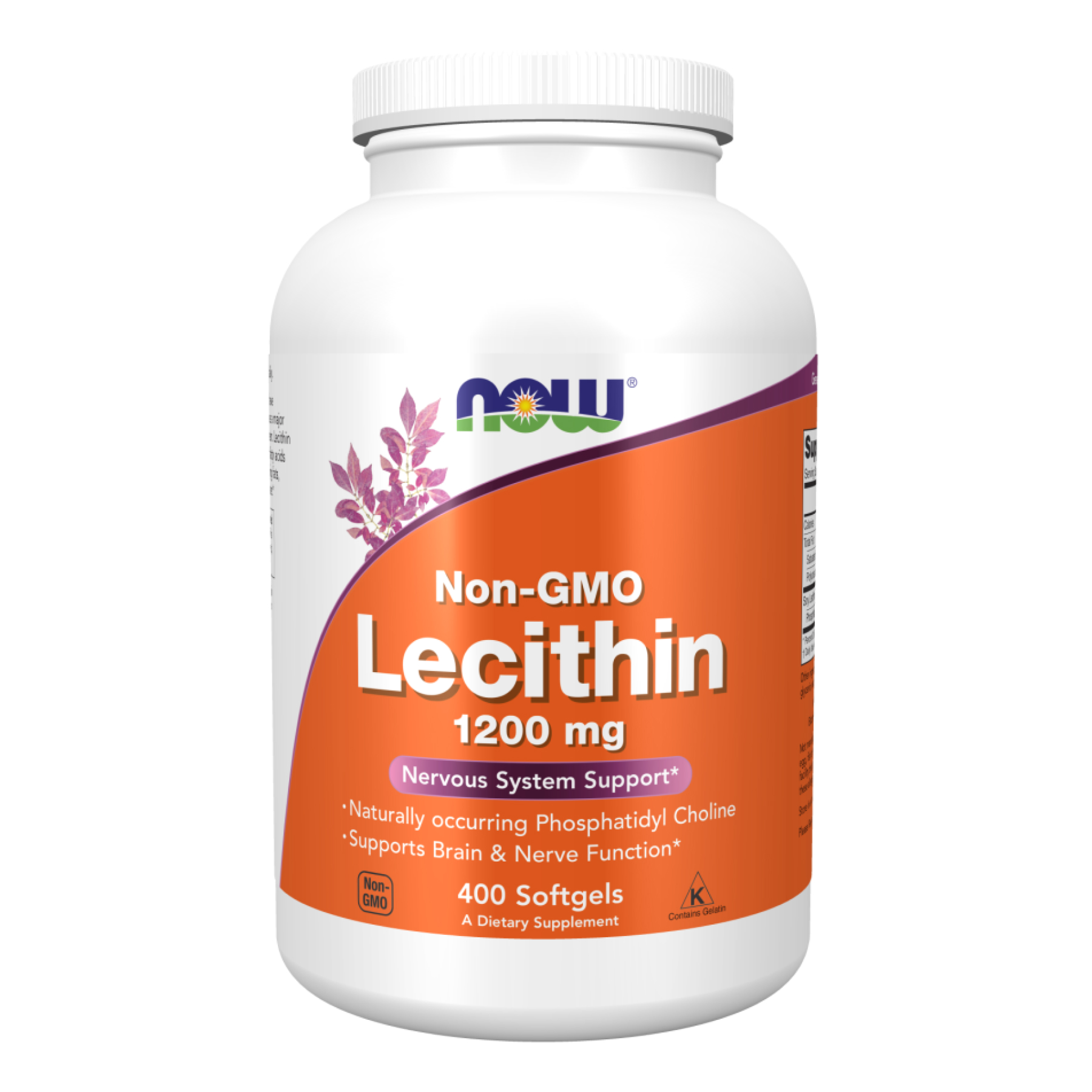 now-foodslecithin-1200mg-400-sgels-46160500812851_2d1ac1129b Lecithin 1200mg - 400 sgels - Зображення 1