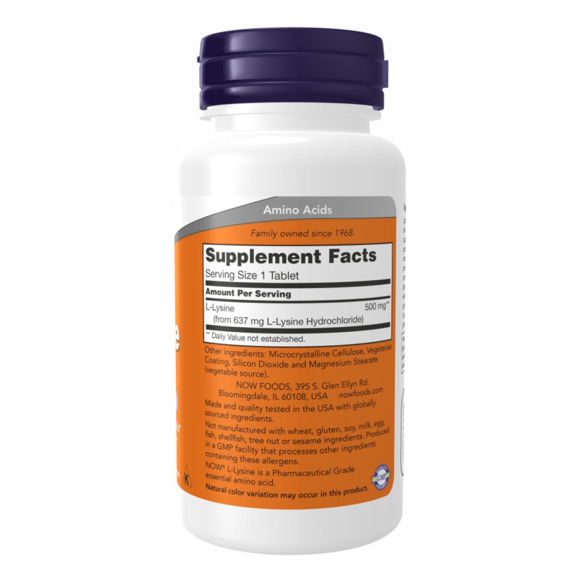 LYSINE 500mg - 100 tabs - Зображення 2