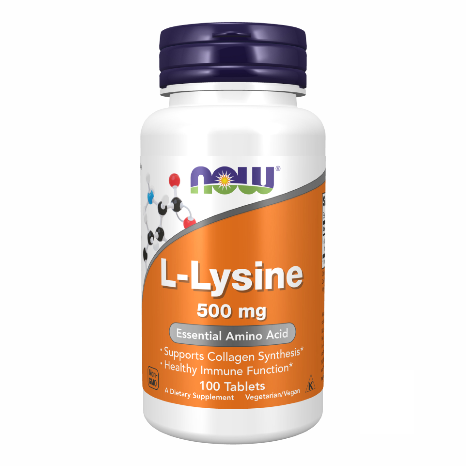 now-foodslysine-500mg-100-tabs-99074929951930_2258c8dce6 LYSINE 500mg - 100 tabs - Зображення 1