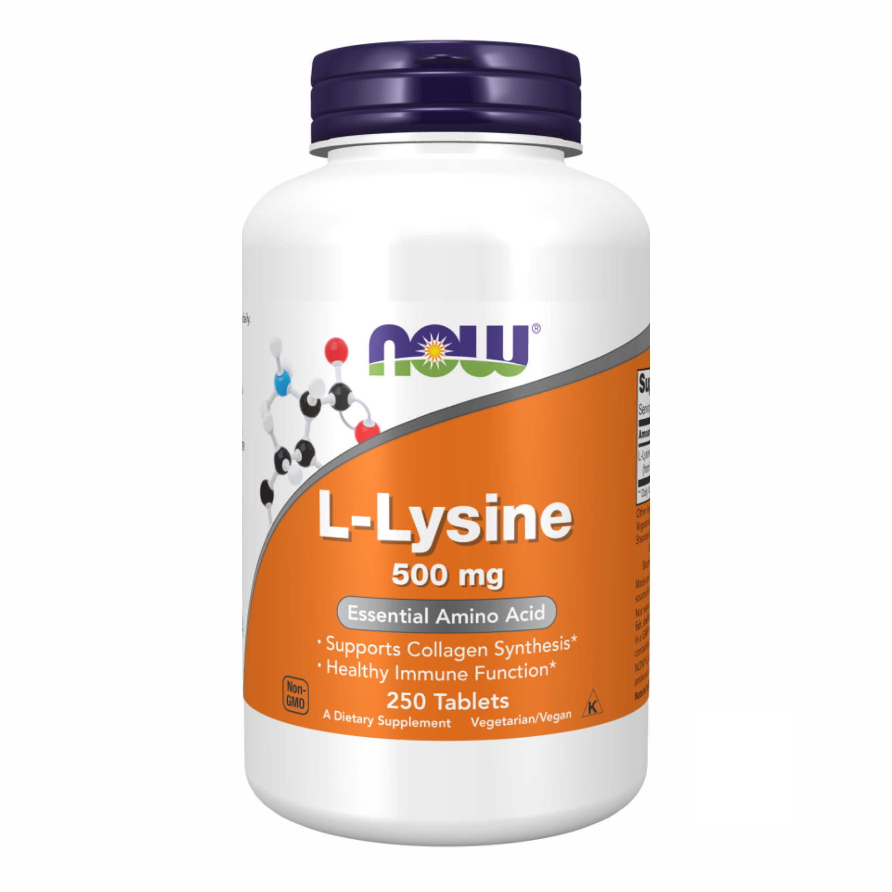 now-foodslysine-500mg-250-tabs-65967795003799_eafc67b9fd Lysine 500mg - 250 tabs - Зображення 1