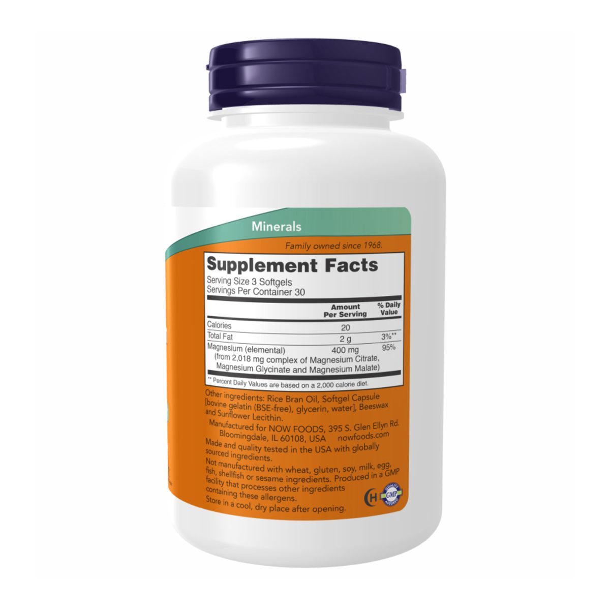 Magnesium Citrate 134mg - 180 sgels - Зображення 2