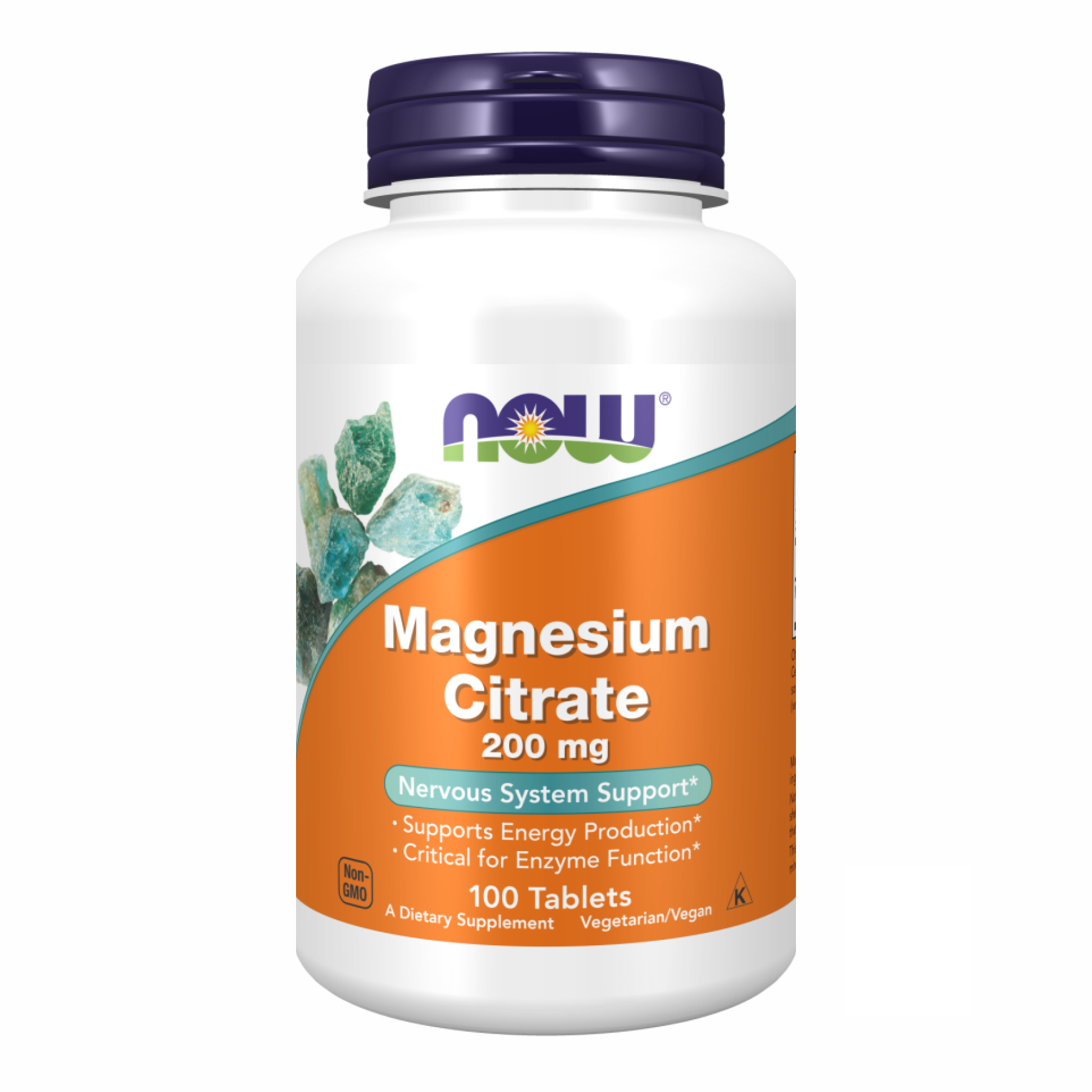 now-foodsmagnesium-citrate-200mg-100-tabs-29004454279983_efdaf9ab34 Magnesium Citrate 200mg - 100 tabs - Зображення 1