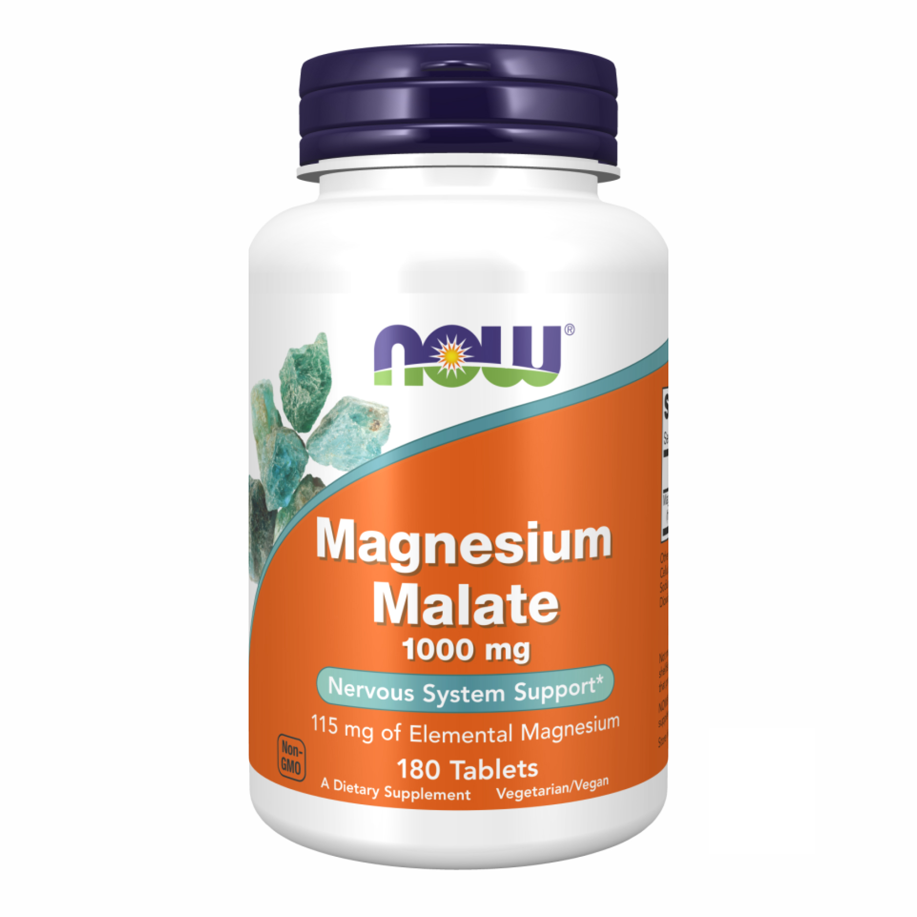 now-foodsmagnesium-malate-1000mg-180-tabs-78434628709268_fa0003752e Magnesium Malate 1000mg - 180 tabs - Зображення 1