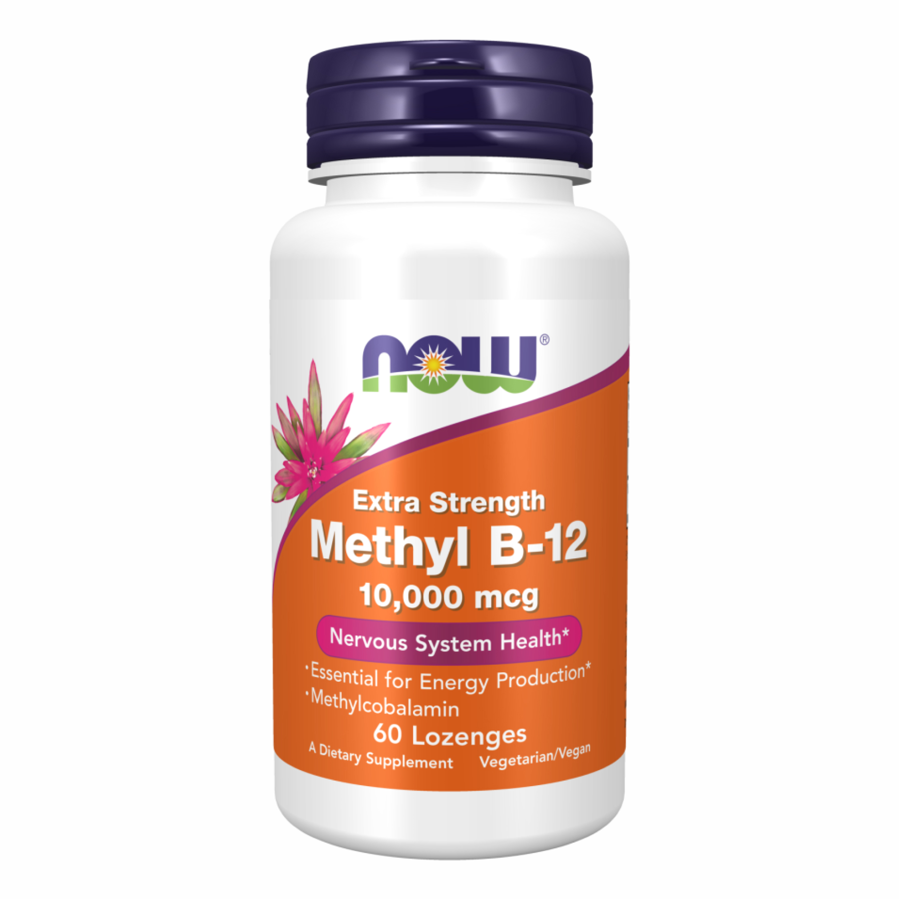 now-foodsmethyl-b-12-10000mcg-60-lozenges-75158162509180_0d17be2d4a Methyl B-12 10000mcg - 60 lozenges - Зображення 1
