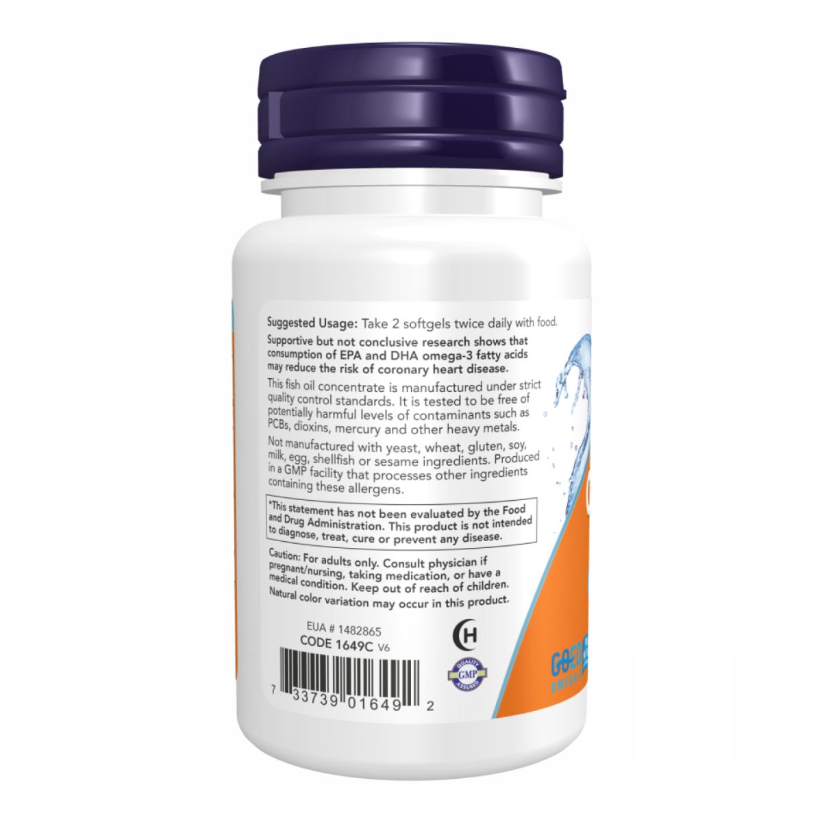 Omega 3 1000mg - 500 Sgels - Зображення 3