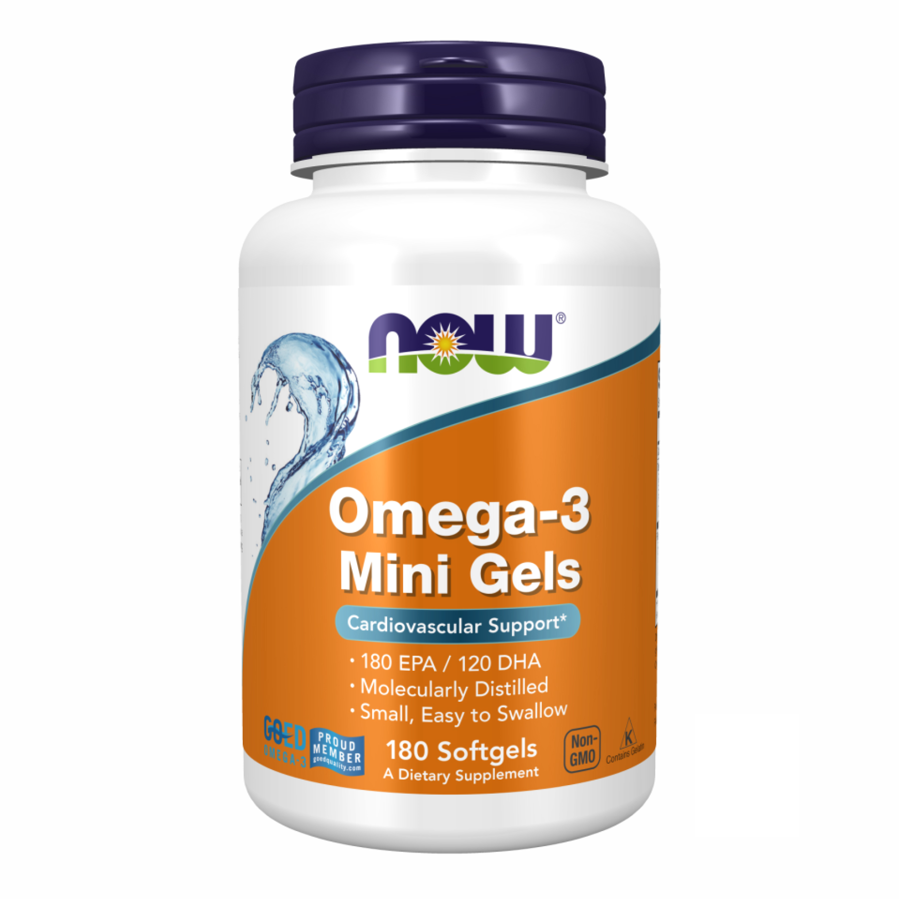 now-foodsomega-3-mini-gels-500-mg-180-sgels-96164996171041_09539de017 Omega-3 Mini Gels 500 mg - 180 sgels - Зображення 1