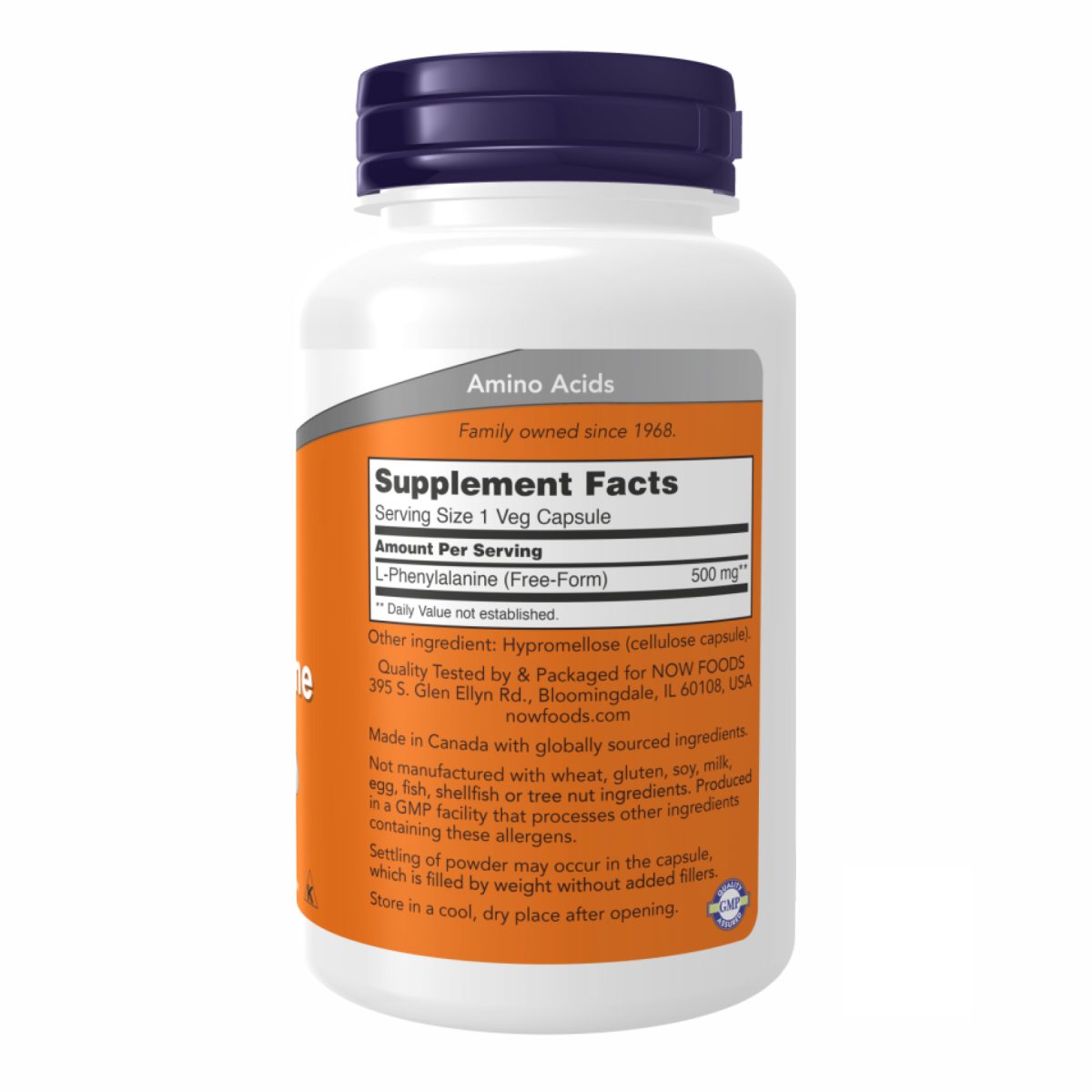 L-Phenylalanine 500mg - 120 vcaps - Зображення 2
