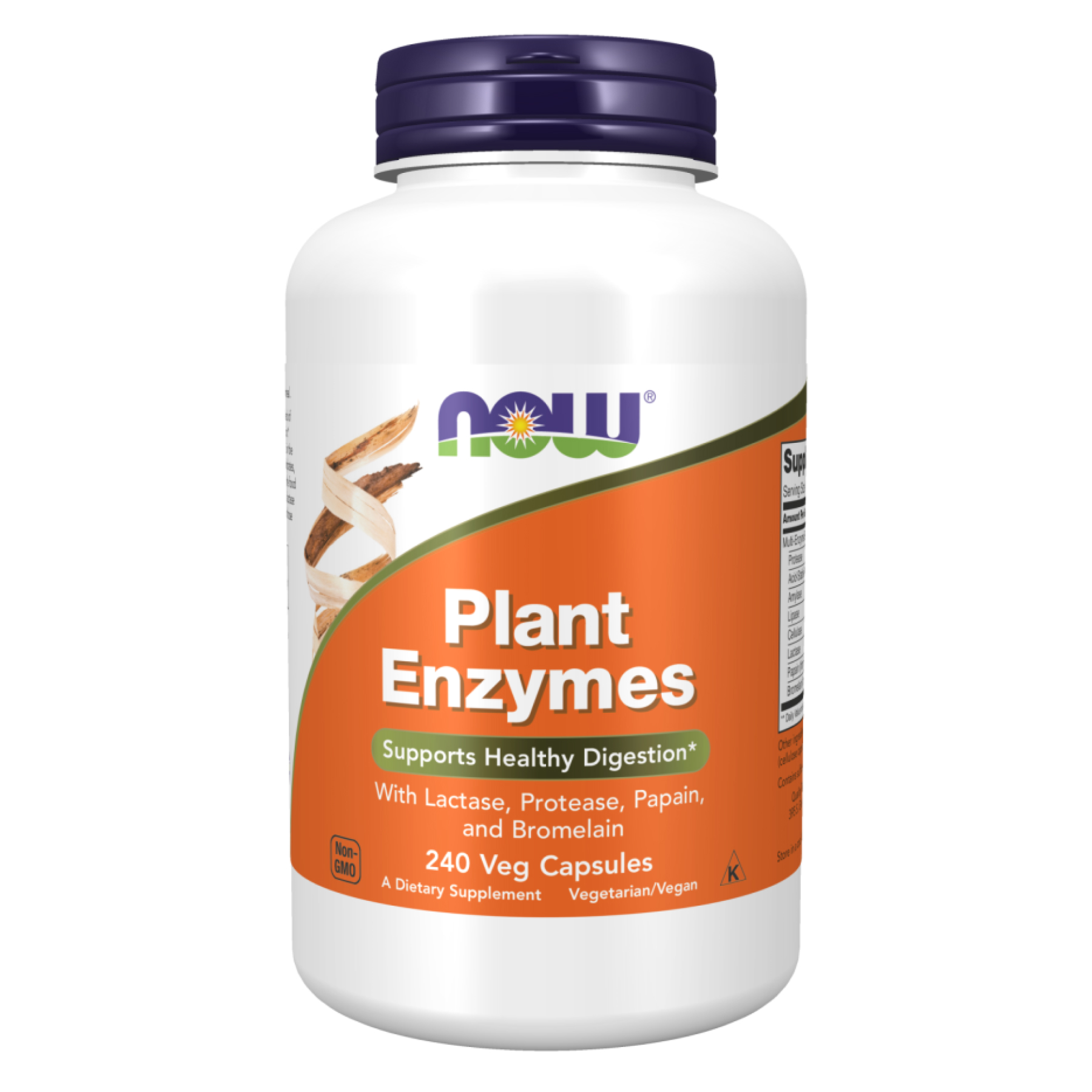 now-foodsplant-enzymes-240-vcaps-85547339152116_8541bba2a2 Plant Enzymes - 240 vcaps - Зображення 1