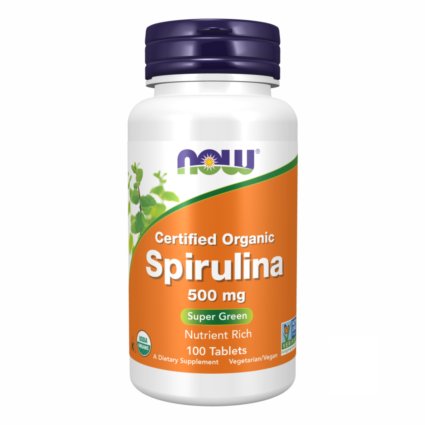 now-foodsspirulina-500-mg-100-tabs-22103312248217_dd0aa91ec3 Spirulina 500 mg - 100 tabs - Зображення 1