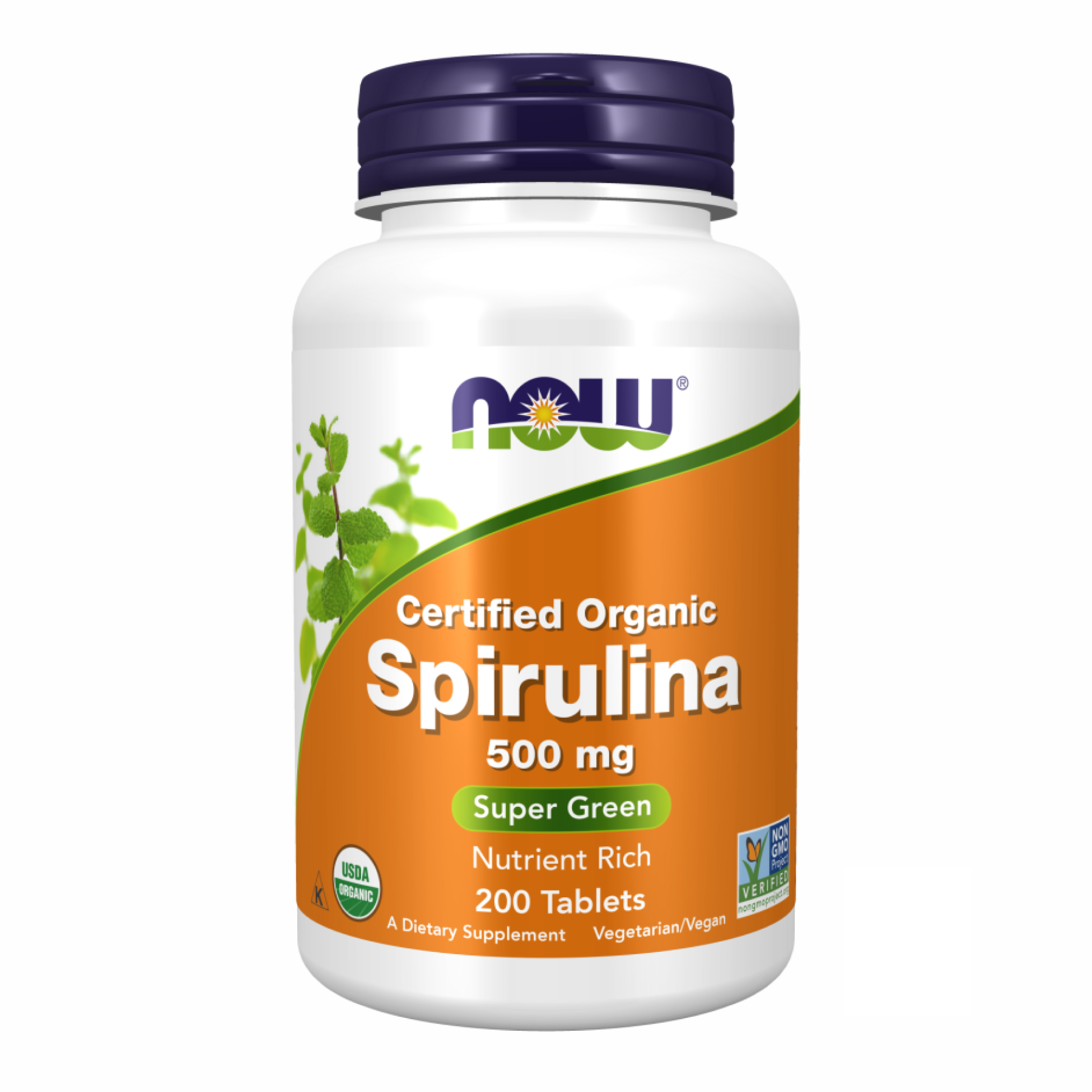 now-foodsspirulina-500-mg-200-tabs-39248822920881_587e279d46 Spirulina 500 mg - 200 tabs - Зображення 1