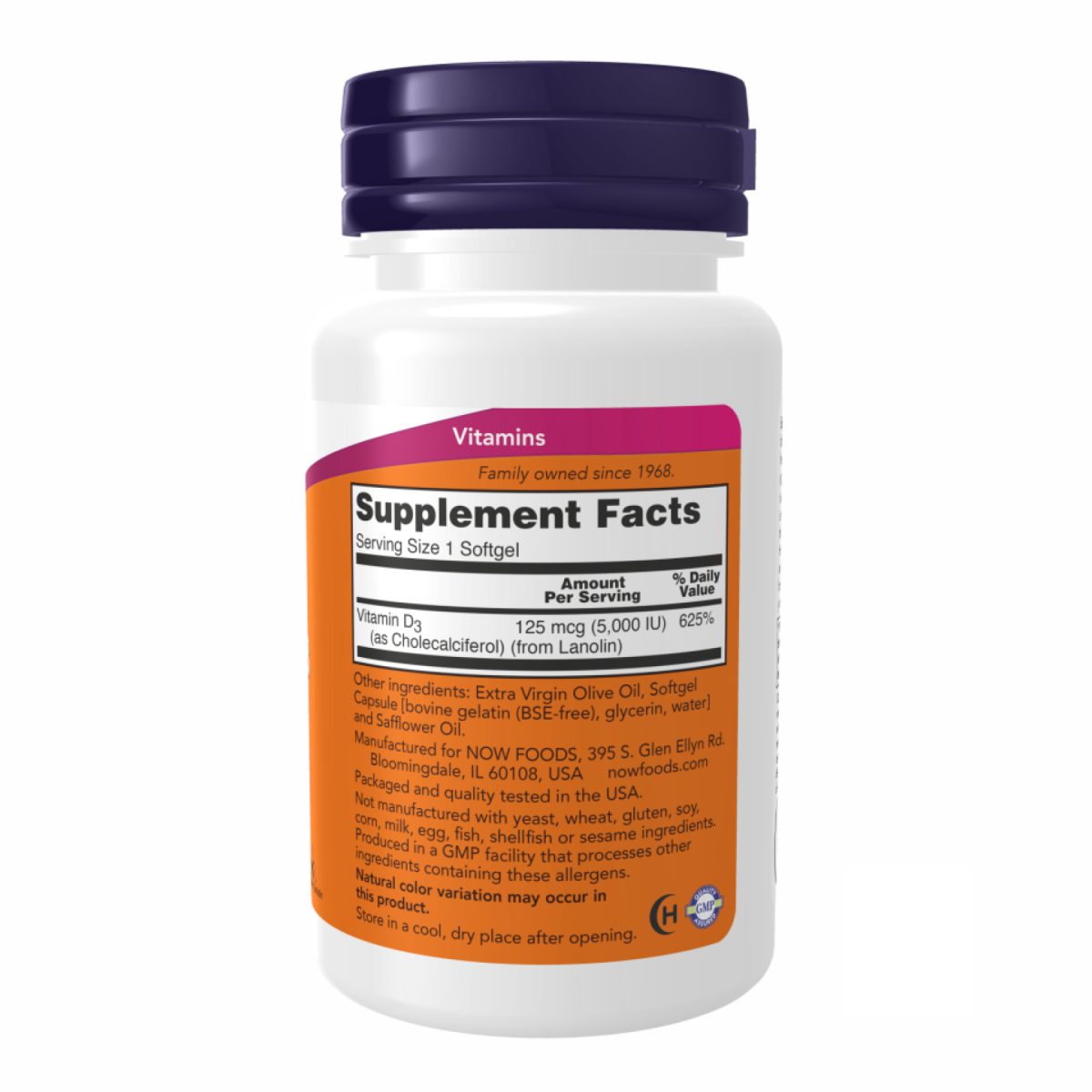 VIT D-3 5000 IU - 120 sgels - Зображення 2