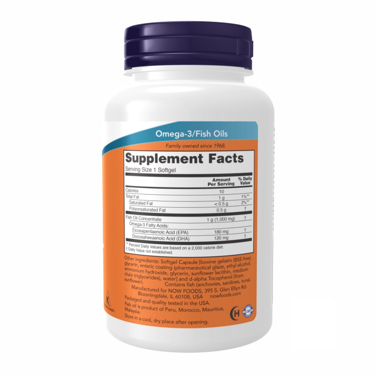 Omega-3 Enteric - 90 sgels - Зображення 2