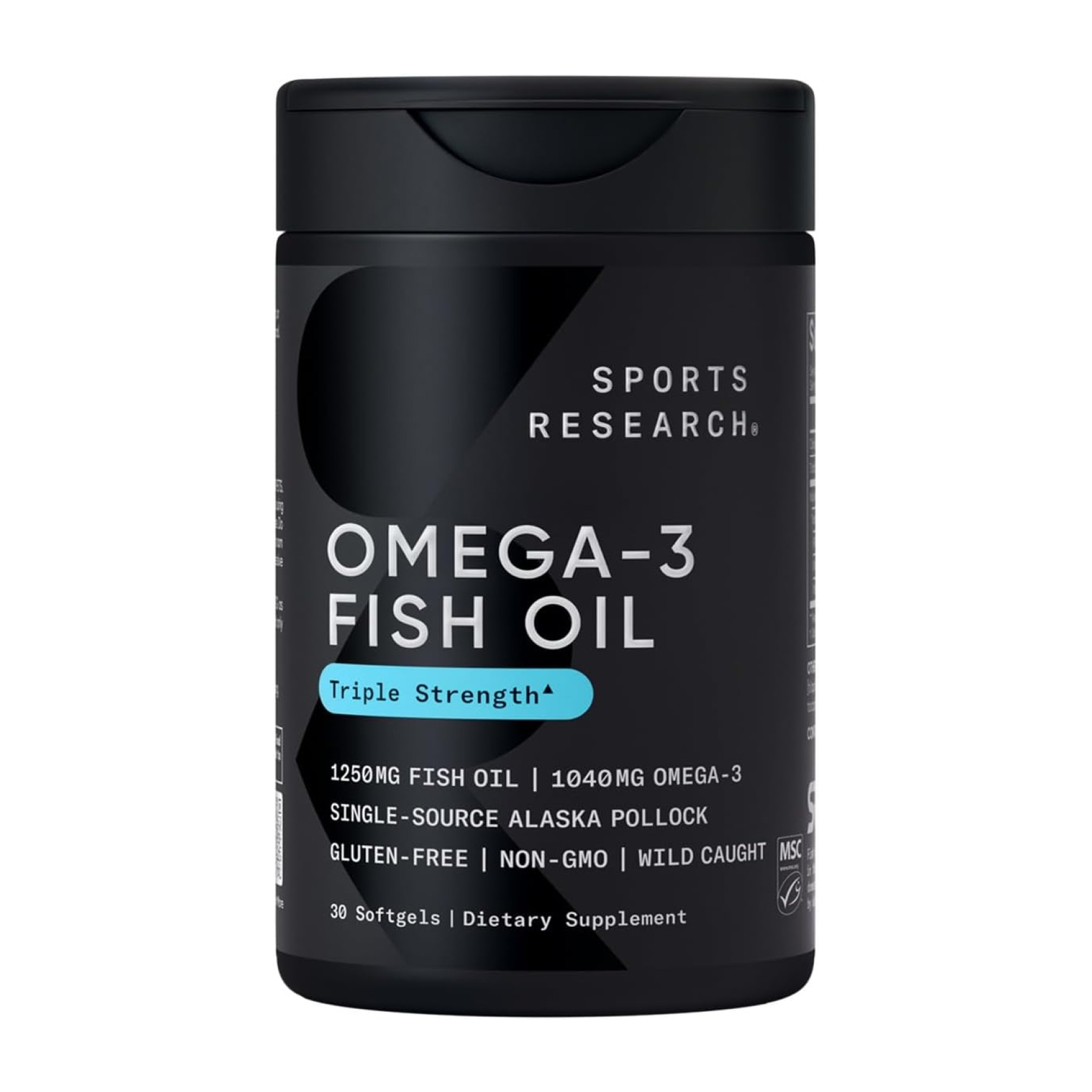 omega-3-fish-oil-alaska-pollock-1250mg-30-softgels-59545592844065_cd97af7ac2 Omega-3 Fish Oil Alaska Pollock 1250mg - 30 softgels - Зображення 1