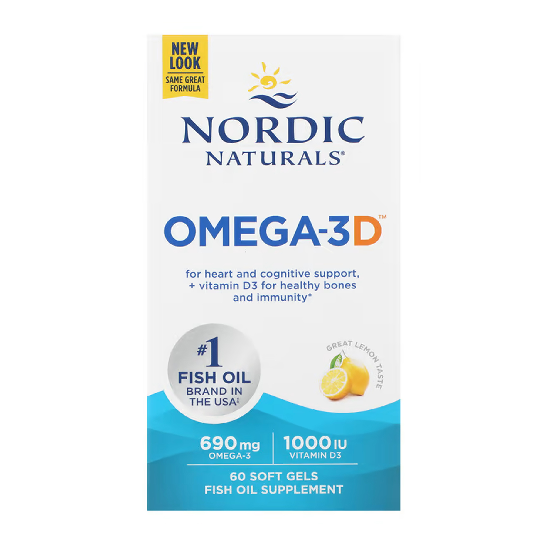 omega-3d-60-softgels-14006474974865_28475dd397 Omega-3D - 60 softgels - Зображення 1