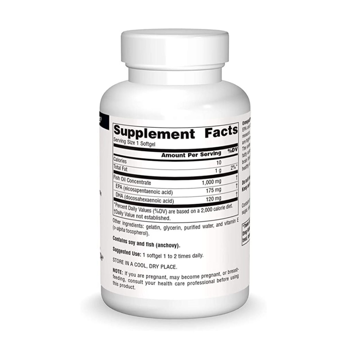 OmegaEPA™ Fish Oil 1000mg - 100 softgels - Зображення 2