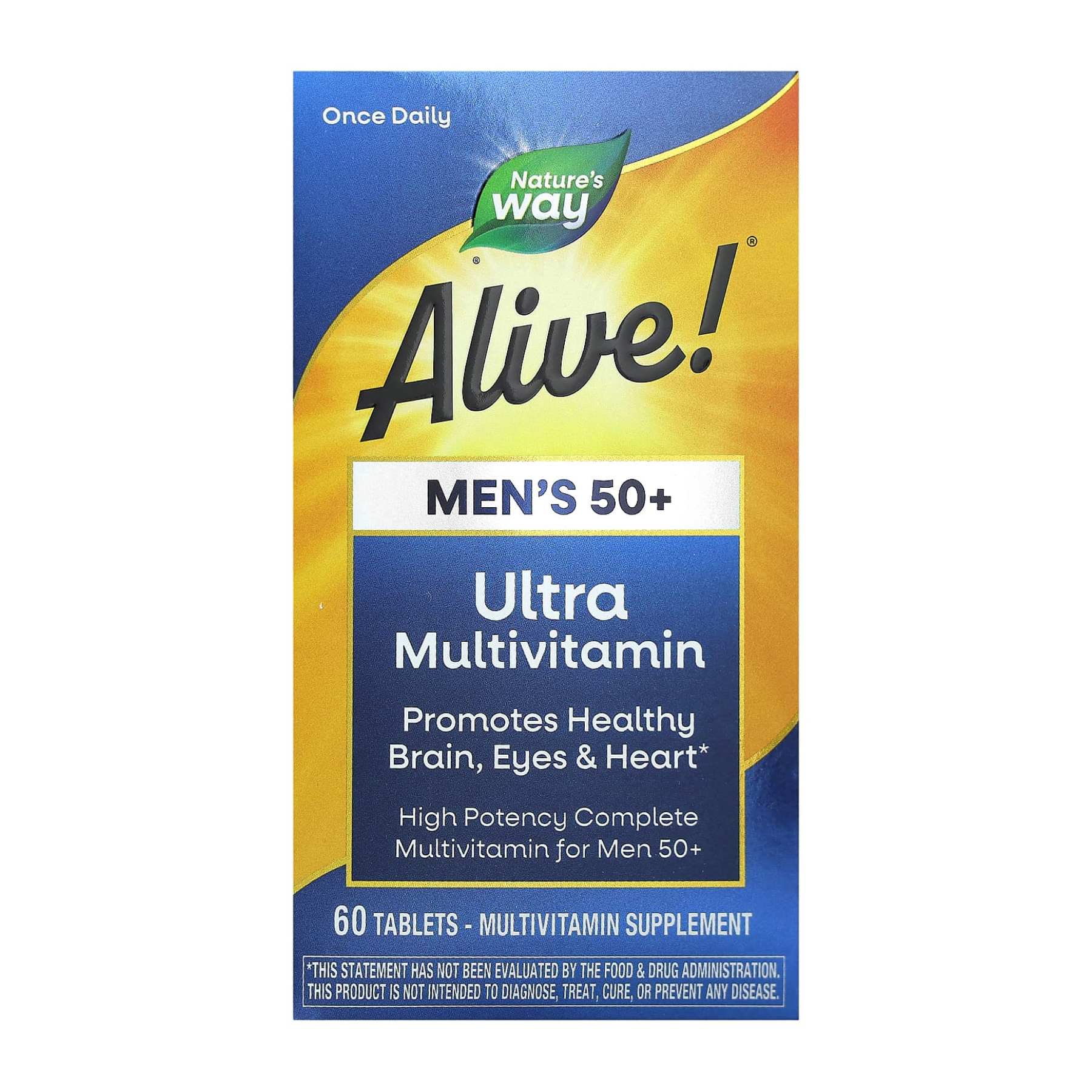 once-daily-mens-50-ultra-60tab-72080398690385_dbff55fa00 Once Daily Men's 50+ Ultra Multivitamin - 60 tabs - Зображення 1