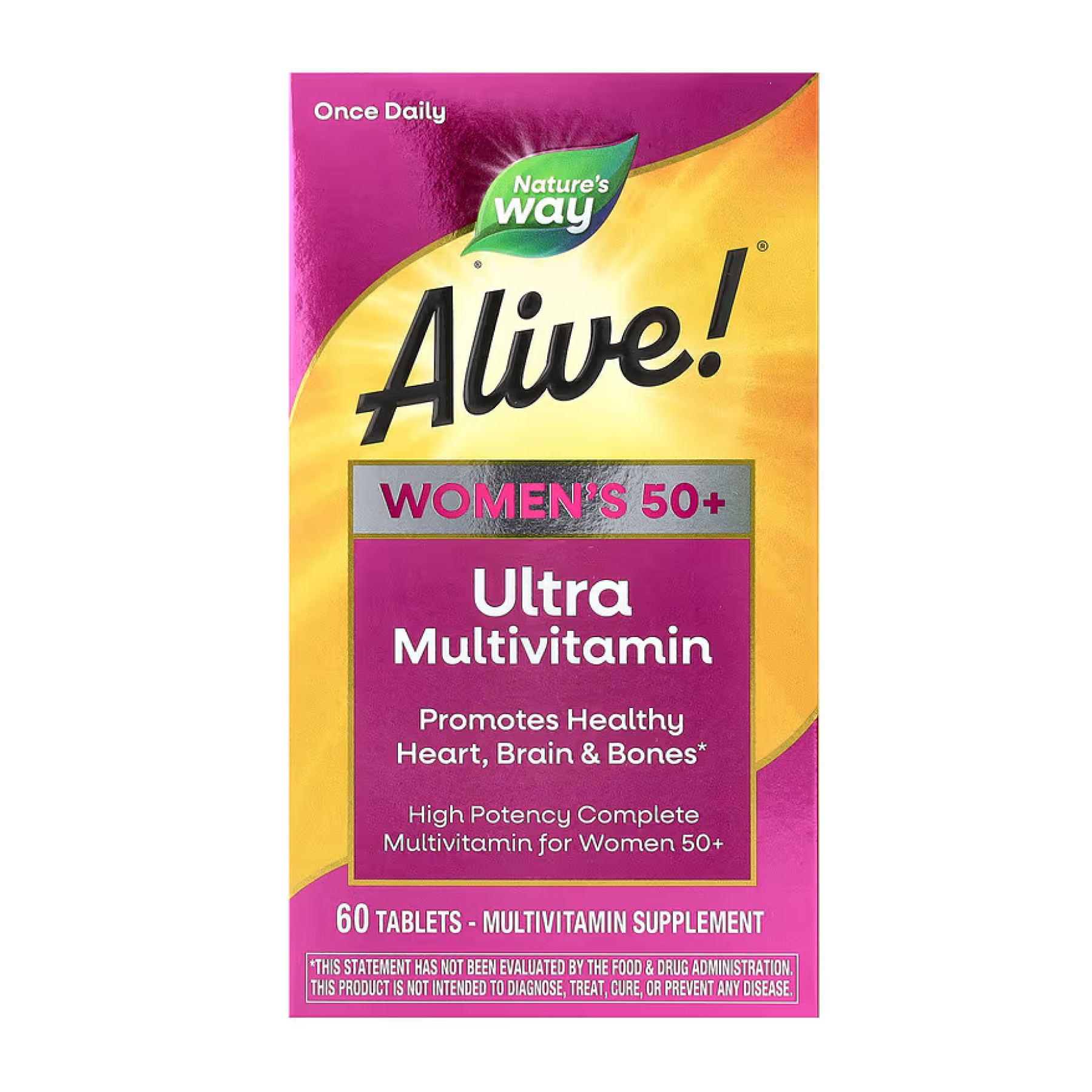 once-daily-women-50-ultra-60tab-14272168793200_56c3cd7846 Once Daily Women 50+ Ultra Multivitamin- 60 tabs - Зображення 1