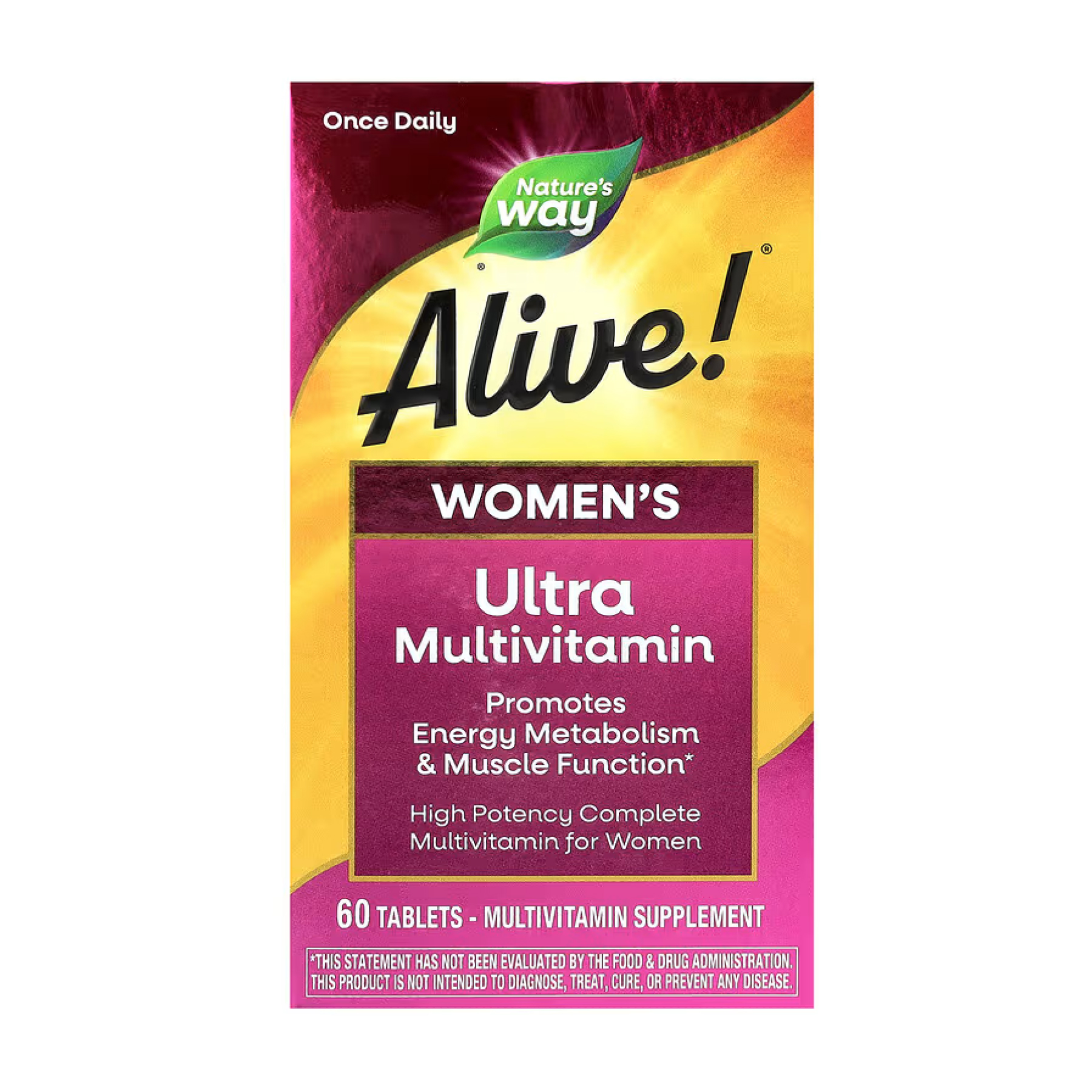 once-daily-womens-ultra-60-tabs-63883450808126_7ef4164930 Once Daily Women Ultra Multivitamin- 60 tabs - Зображення 1