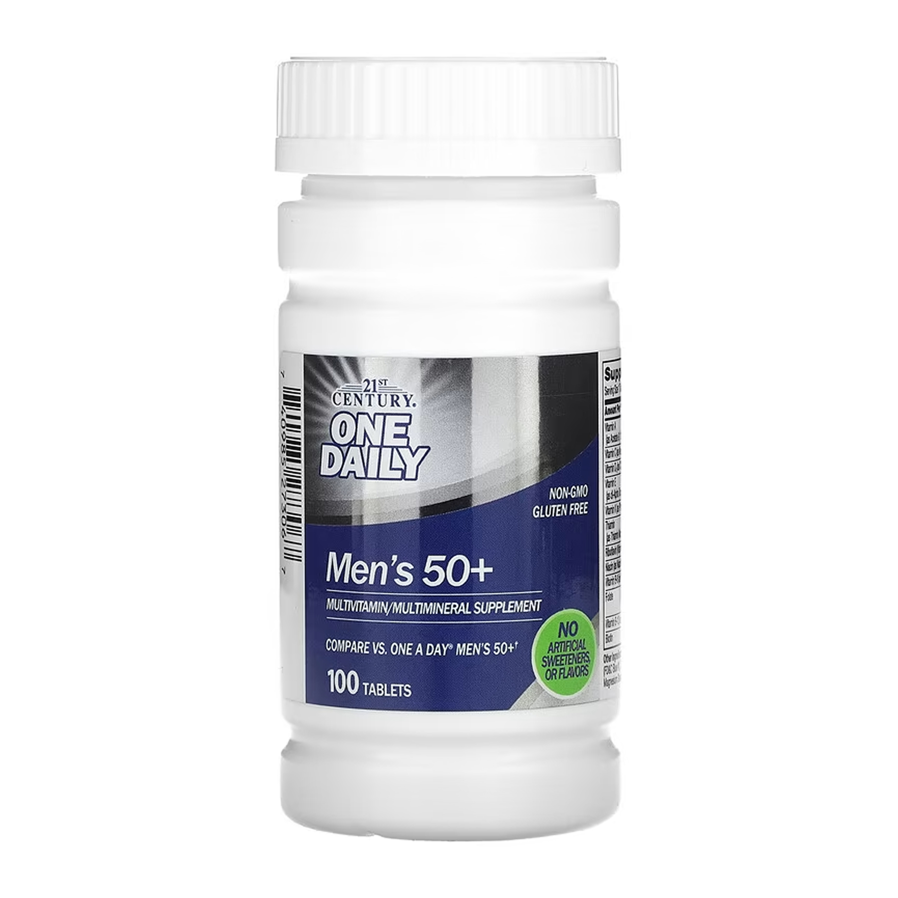 one-daily-mens-50-100-tabs-81208990070929_3619a44403 One Daily Men's 50+ - 100 tabs - Зображення 1