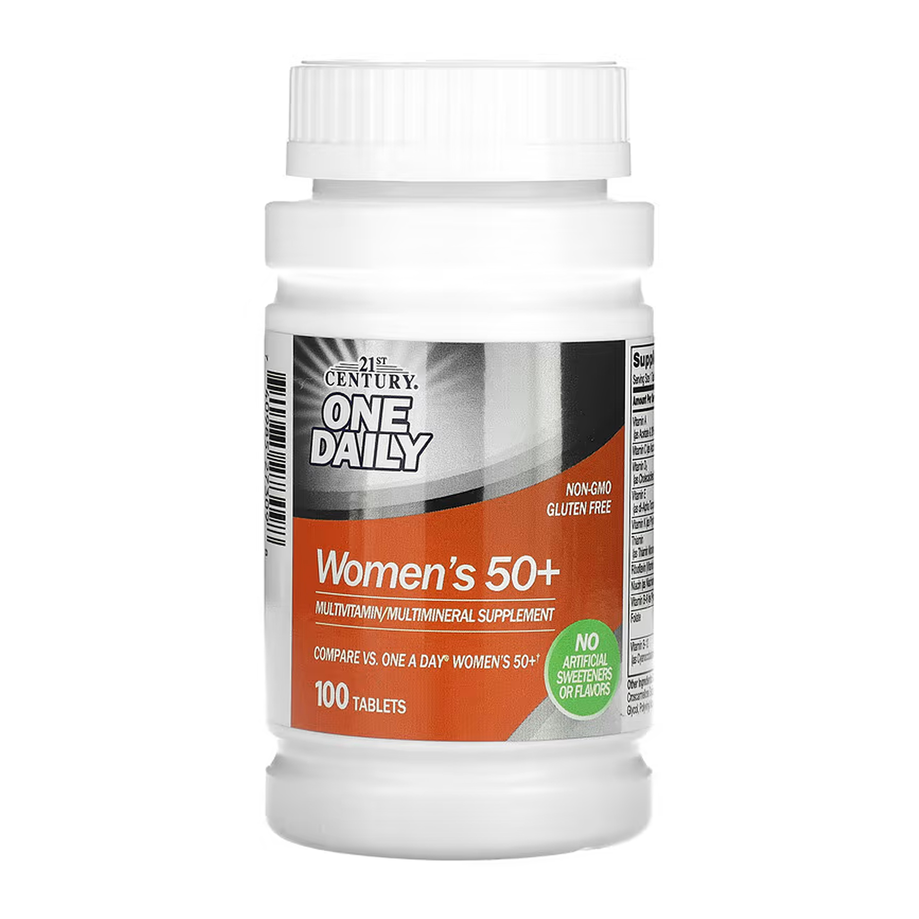 one-daily-womens-50-100-tabs-13276726699461_3c7a1b195f One Daily Women's 50+ - 100 tabs - Зображення 1