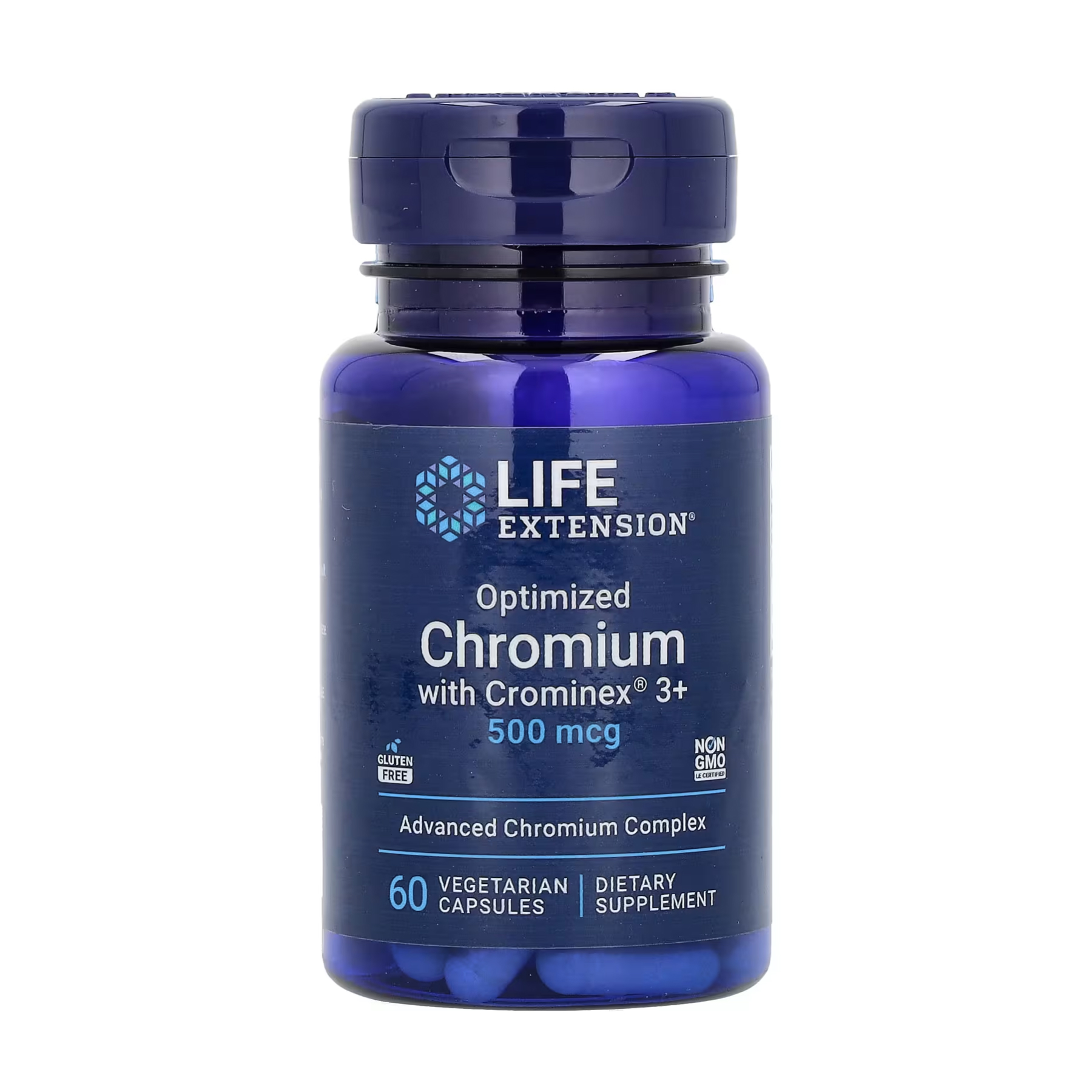 optimized-chromium-with-crominex-3-500-mcg-60-vcaps-14723131360307_36d2e82339 Optimized Chromium with Crominex® 3+ 500 mcg - 60 vcaps - Зображення 1