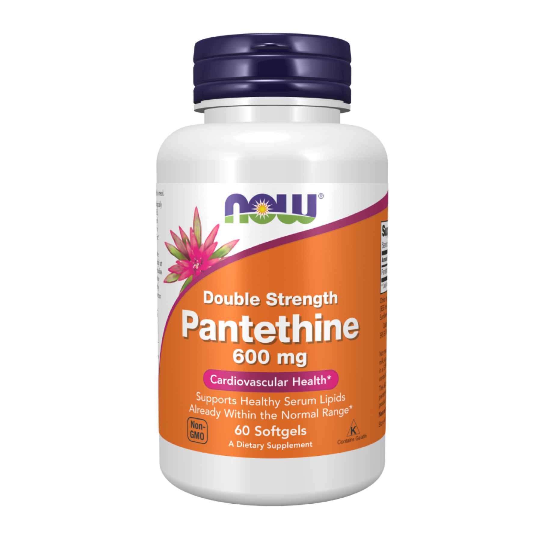 pantethine-600mg-60-softgels-91747033134976_b0333eb948 Pantethine 600mg - 60 softgels - Зображення 1