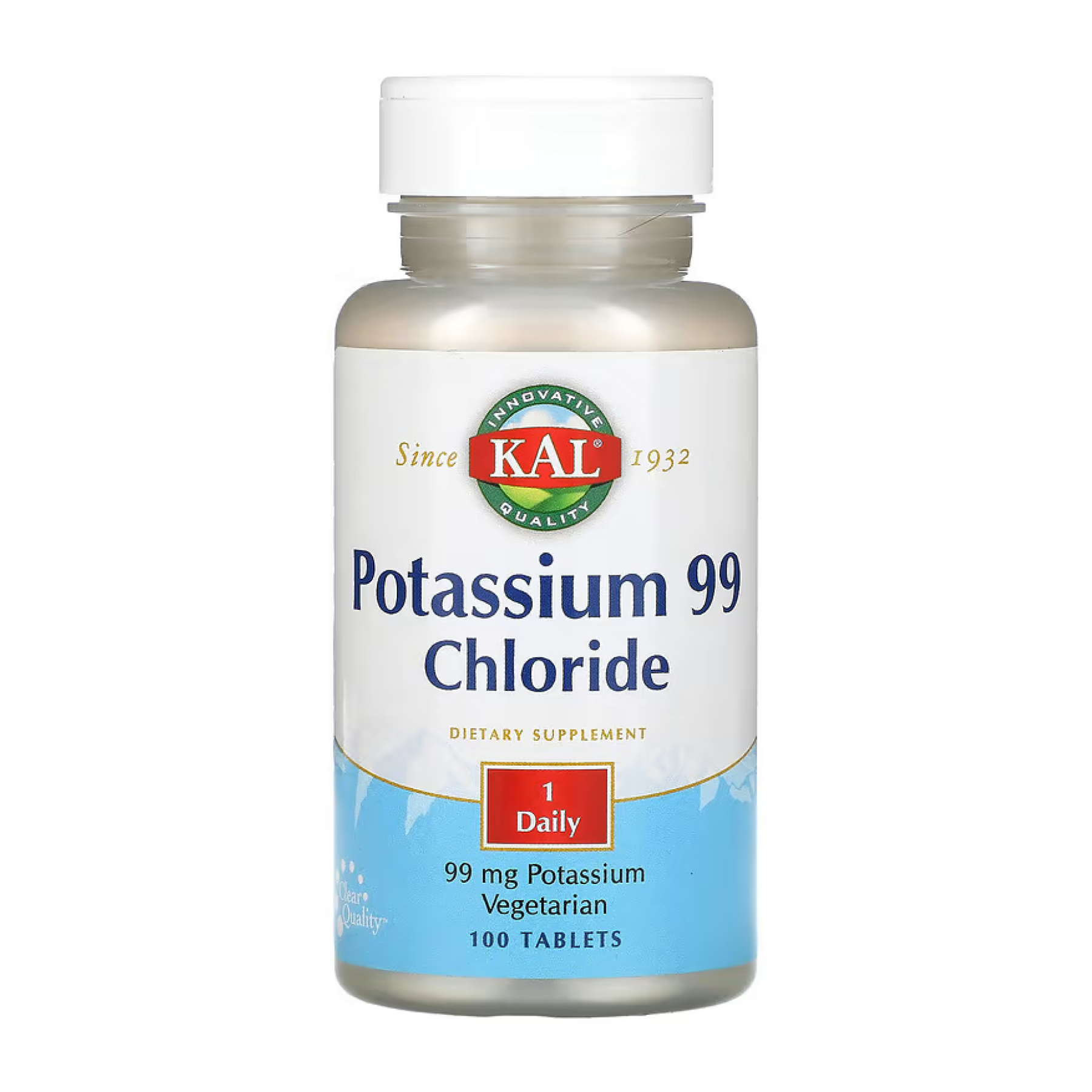 potassium-99-chloride-100-tabs-67960760033841_937bf4f0cd Potassium 99 Chloride - 100 tabs - Зображення 1