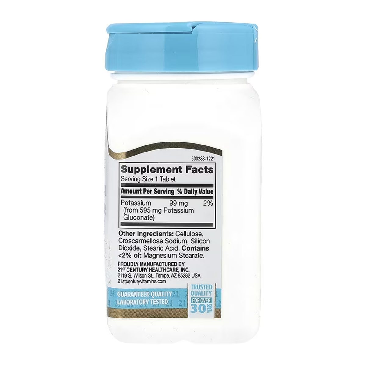 Potassium Gluconate 595 mg - 110 tabs - Зображення 2