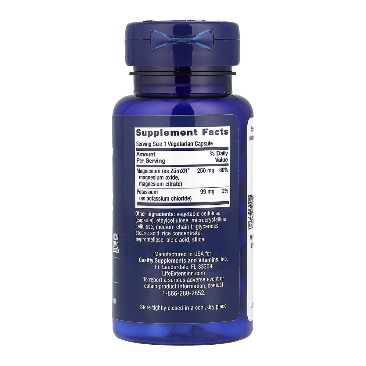 Potassium with Extend-Release Magnesium - 60 vcaps - Зображення 2