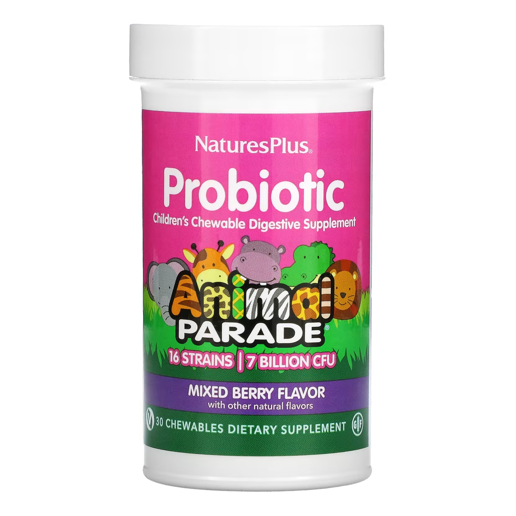 probiotics-bi-layer-chewable-30-tabs-57976022560124_3bcf84a166 Kids Probiotic Bi-Layer Chewable - 30 tabs - Зображення 1
