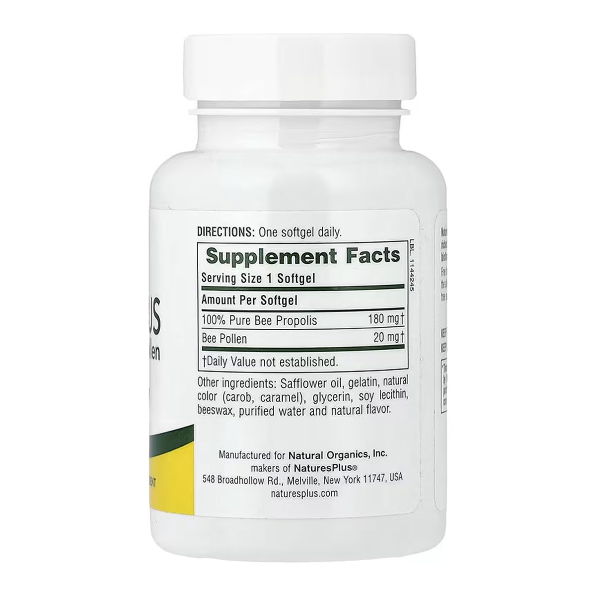 Propolplus, Propolis with Bee Pollen - 60 softgels - Зображення 2