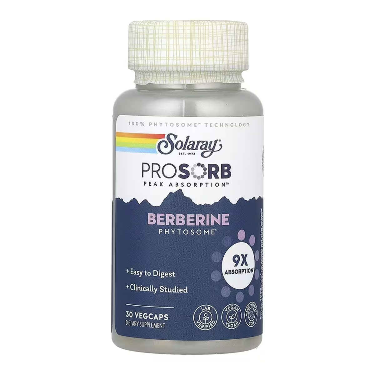Prossorb Berberine 9x - 30 vcaps - Зображення 3