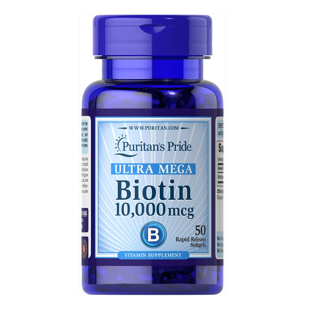 puritans-pridebiotin-10000-mcg-50-caps-89255786592852_d3ba1cc2e9-1 Biotin 10000mcg - 50caps - Зображення 1