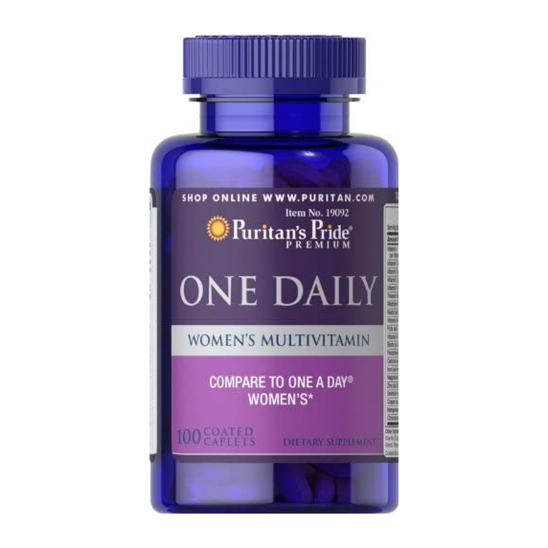 puritans-prideone-daily-womens-multivitamin-100-caps-36584546267734_8cc43121d0 One Daily Women's Multivitamin - 100 caps - Зображення 1