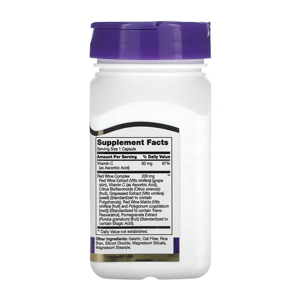 Resveratrol Red Wine Extract - 90 caps - Зображення 2