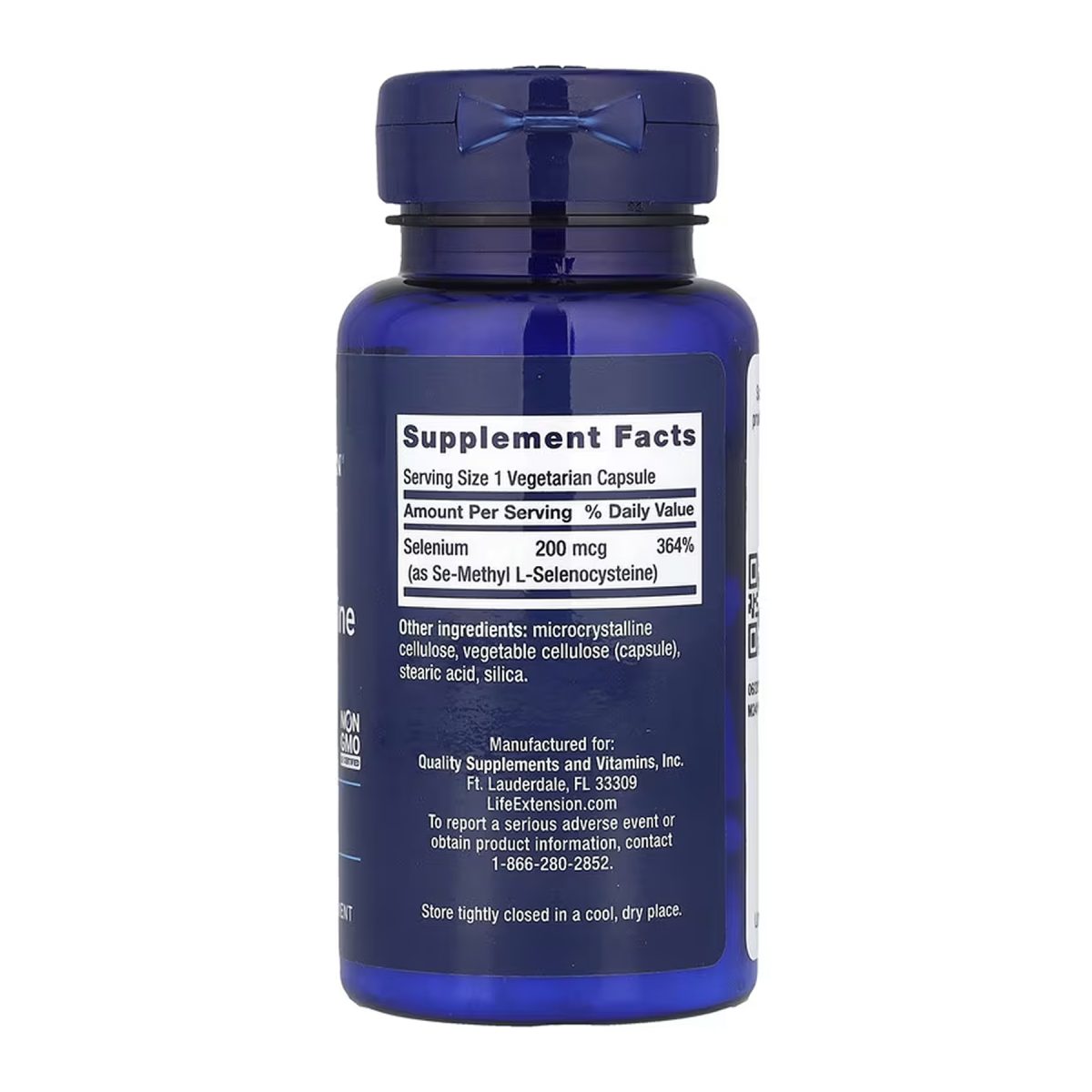 Se-Methyl L-Selenocysteine 200 mcg - 90 vcaps - Зображення 2