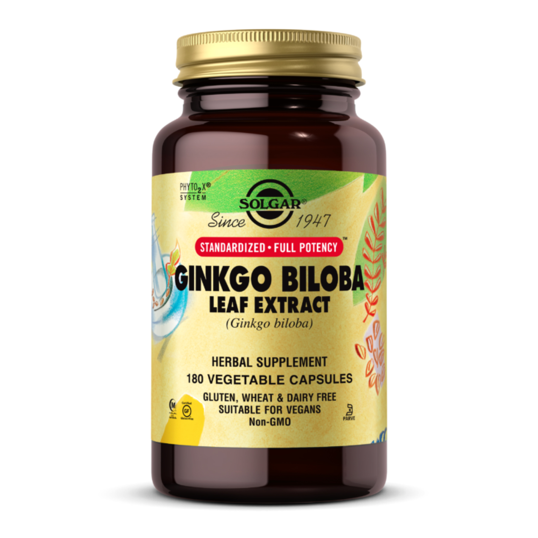 sfp-ginkgo-biloba-leaf-extract-180-vcaps-80339301036848_1efed8f731 SFP Ginkgo Biloba Leaf Extract - 180 vcaps - Зображення 1