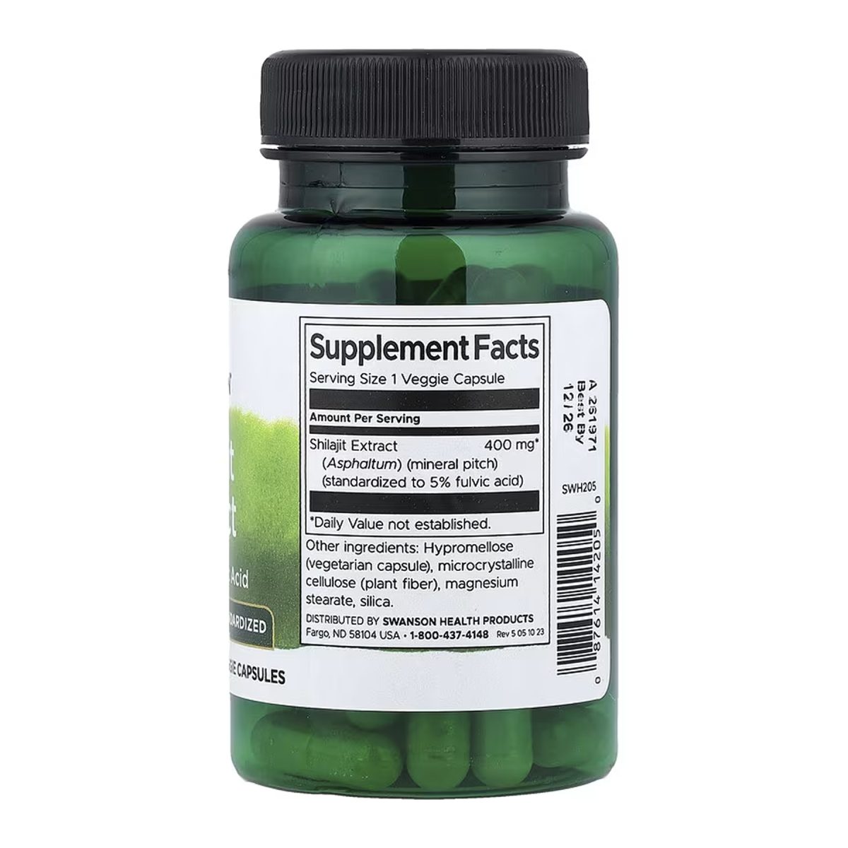 Shilajit Extract Standardized 400 mg - 60 vcaps - Зображення 2