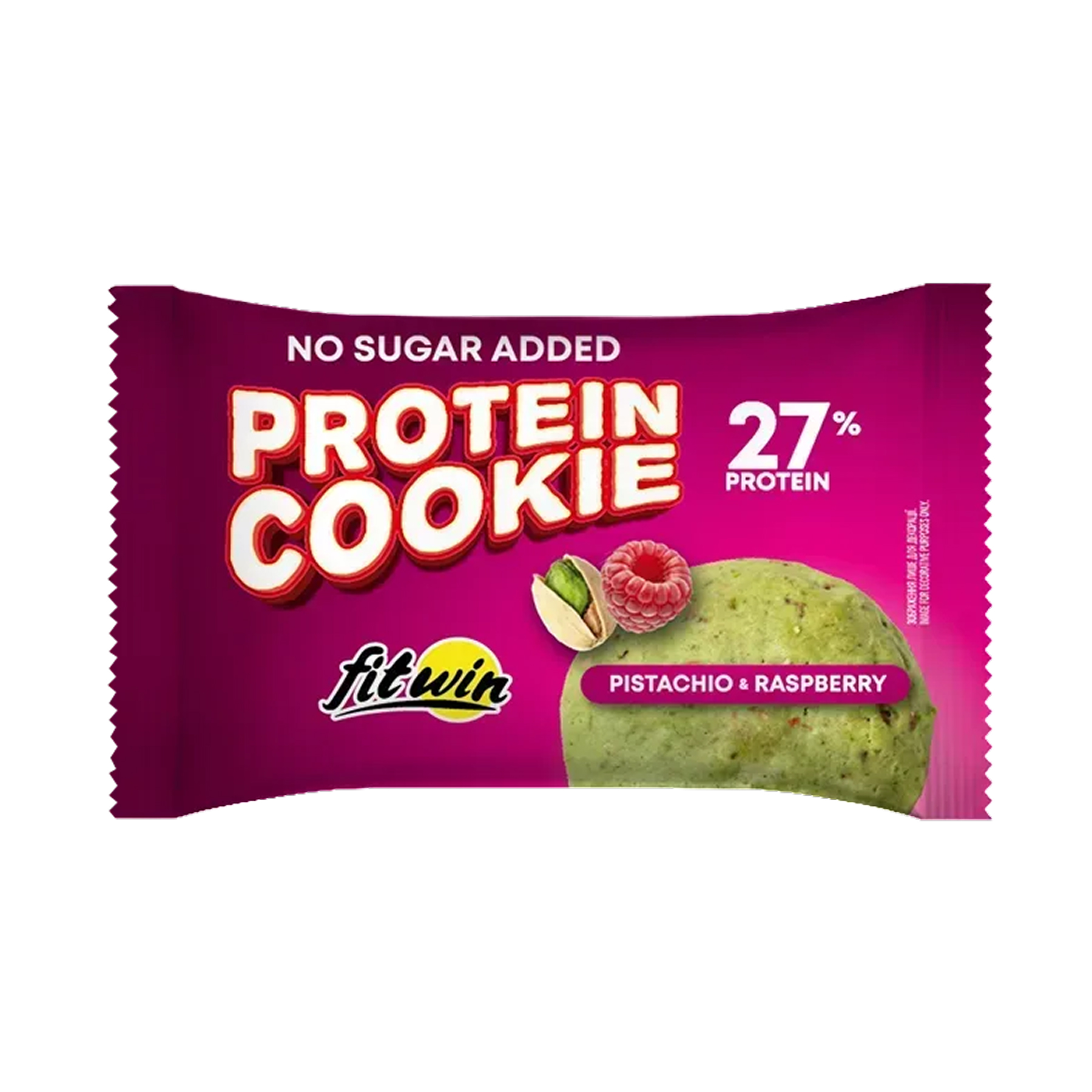 show-box-protein-cookie-27-12x40g-pistachio-raspberry-88512480048682_28493d8cf9 Protein Cookie 27% - 10x40g Pistachio Raspberry - Зображення 1