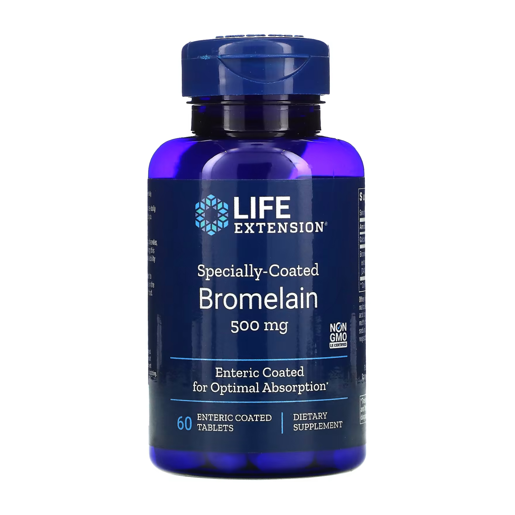specially-coated-bromelain500-mg-60-enteric-coated-vegetarian-tablet-le-77127030190835_254096f796 Specially-Coated Bromelain 500 mg - 60 tabs - Зображення 1