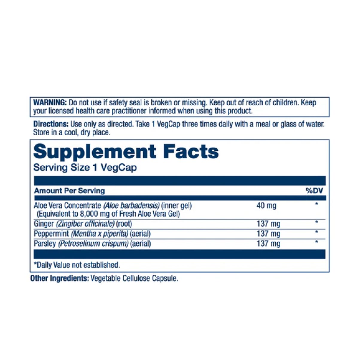 Super Aloe Vera Gel 8000mg - 100 vcaps - Зображення 2