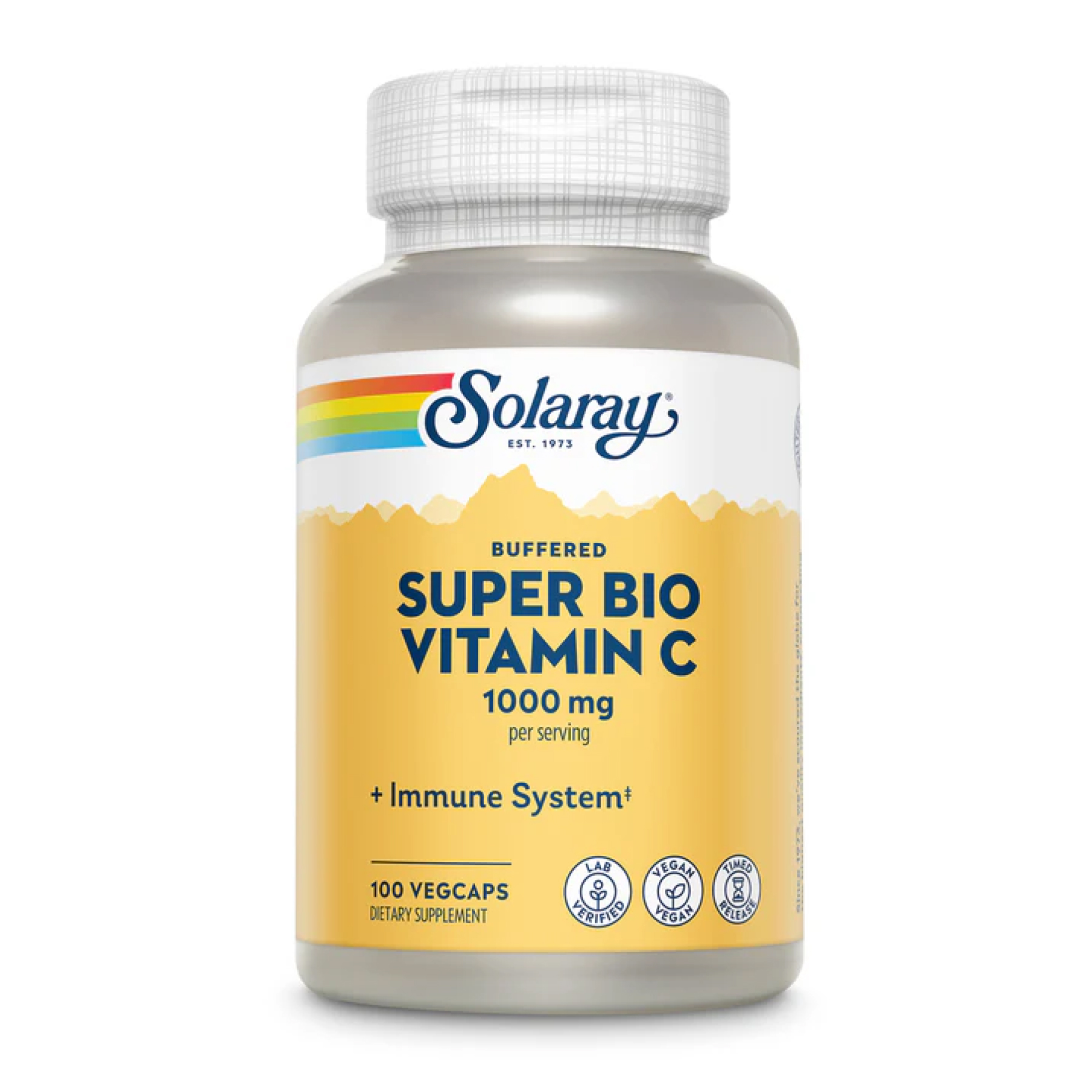 super-bio-vitamin-c-1000mg-100-vcaps-26031318732507_38c3f67205 Super Bio Vitamin C 1000mg - 100 vcaps - Зображення 1