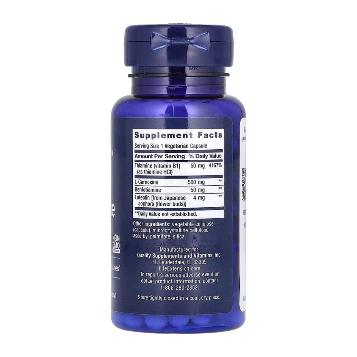 Super Carnosine 500 mg - 60 vcaps - Зображення 2