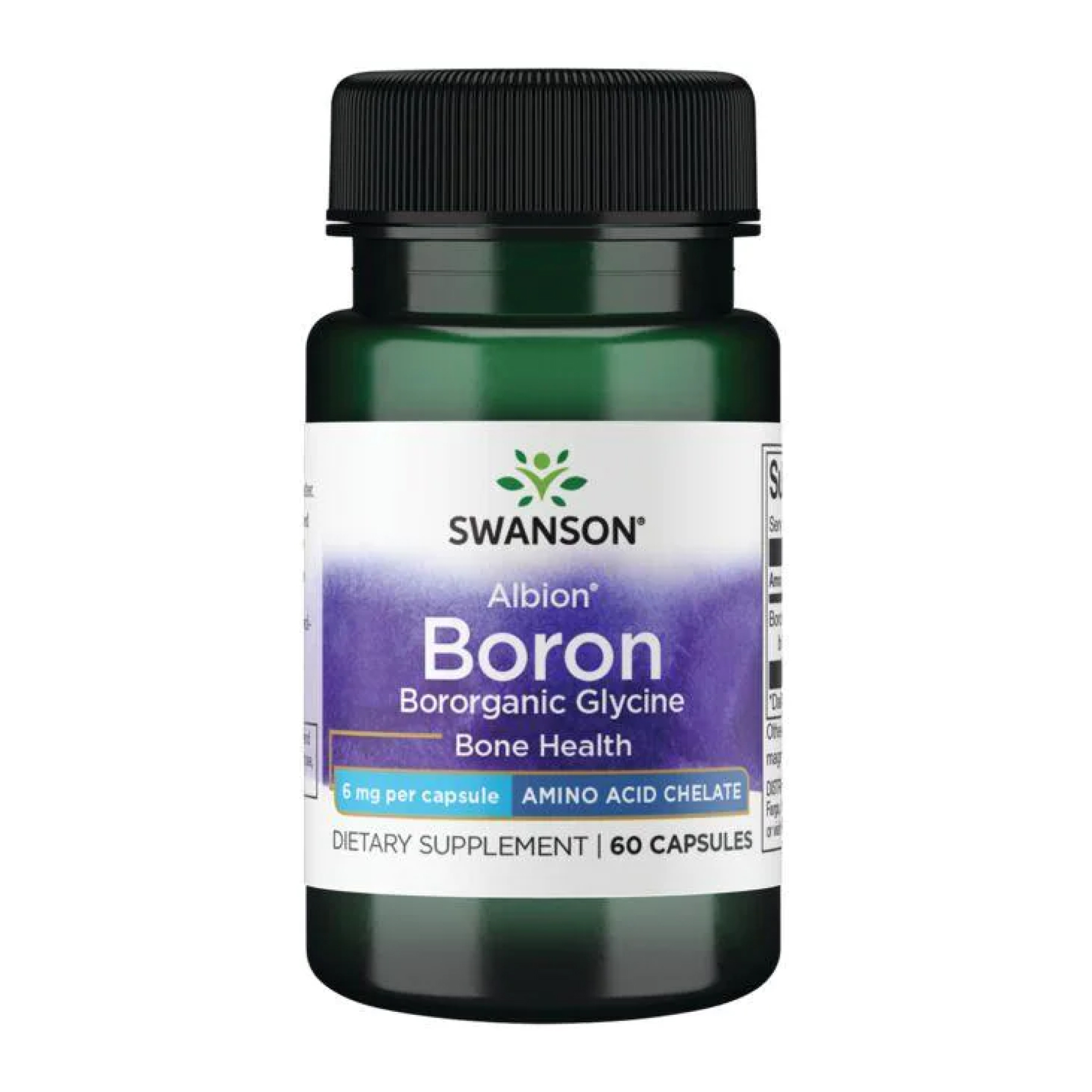 swansonboron-boroganic-glycine-6mg-60caps-61686912212473_de7c2e8129 Boron Boroganic Glycine 6mg - 60caps - Зображення 1