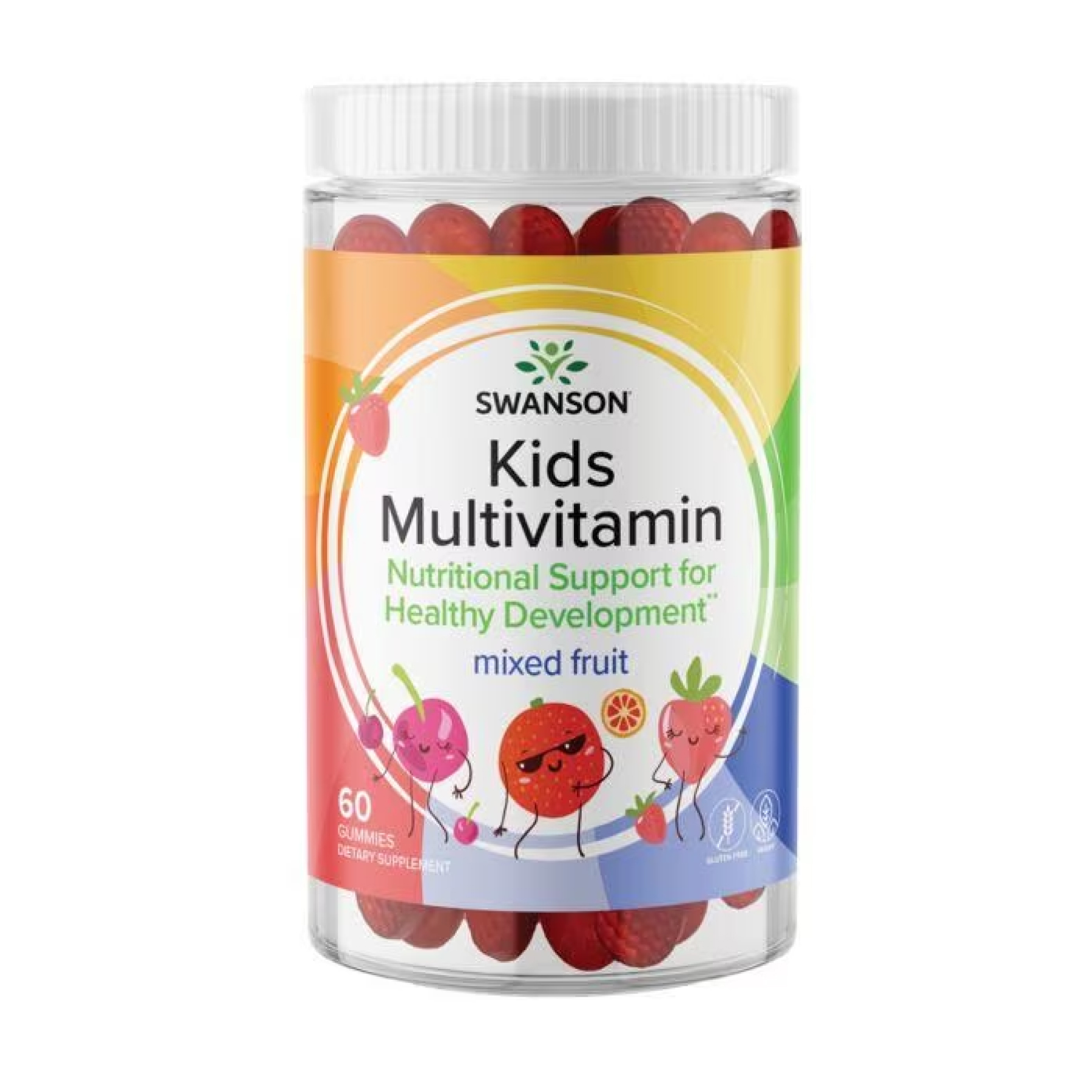 swansonkids-multivitamin-60-gummies-mixed-fruit-59433295416132_7a009c7c9b Kids Multivitamin - 60 gummies Mixed fruit - Зображення 1