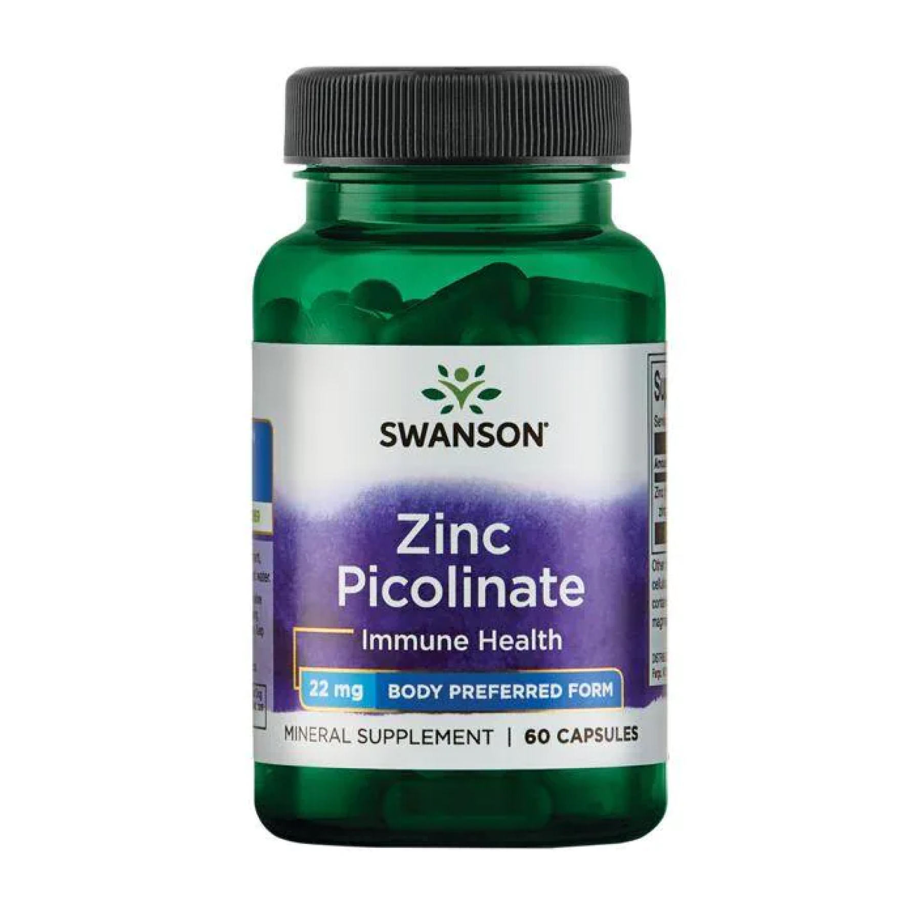 swansonzinc-picolinate-22-mg-60-caps-66569338310336_0b36953bdf Zinc Picolinate 22 mg - 60 caps - Зображення 1